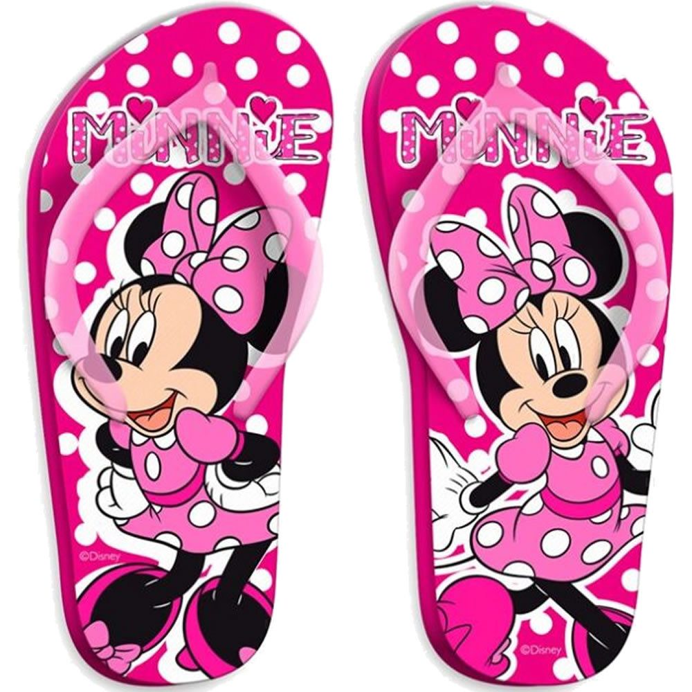 Disney Minnie Mouse Kinder Flip Flops Minnie Maus Badelatschen für Mädchen Badesandale