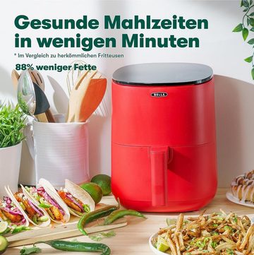 Bella Heißluftfritteuse 3 L, Touchscreen, 1400,00 W, Digitale Innovation für müheloses Kochen und gesunden Genuss