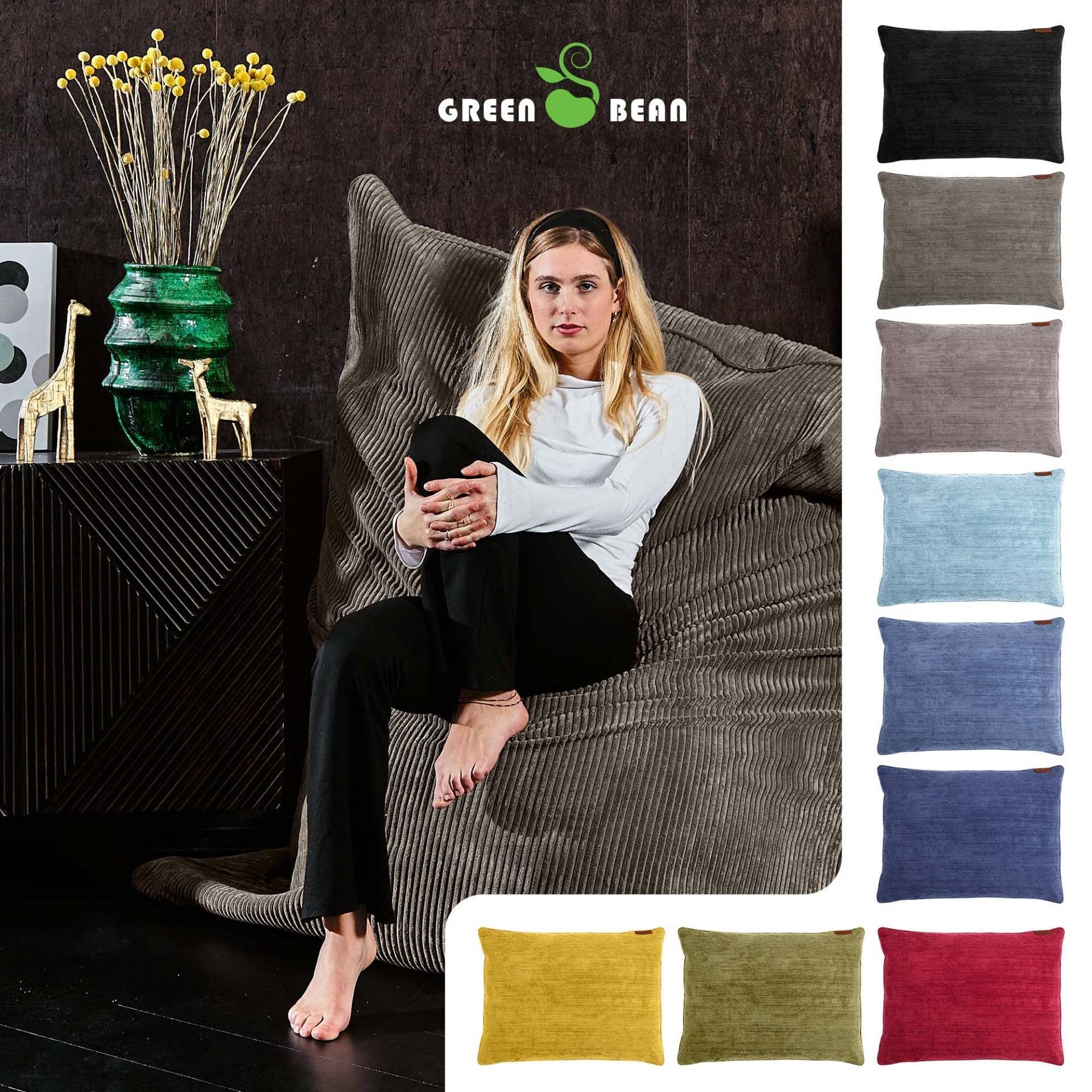 Green Bean Sitzsack Cord (XXL aus günstig online kaufen