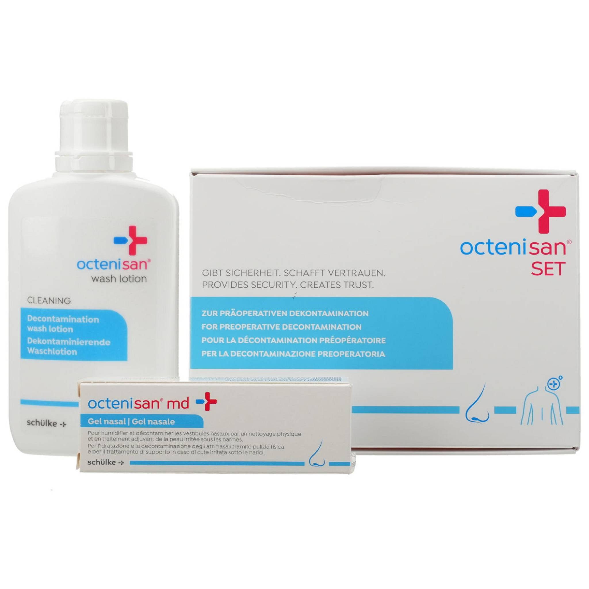 SCHÜLKE & MAYR GmbH Gesichtspflege OCTENISAN Set Waschlotion+Nasengel
