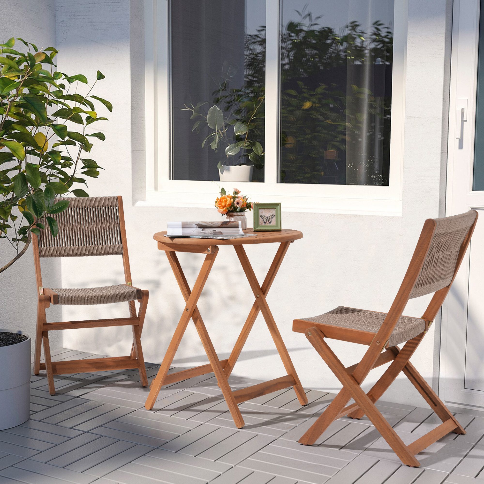 JOIVI Balkonset Bistro Set, Balkonmöbel klappbar, günstig online kaufen
