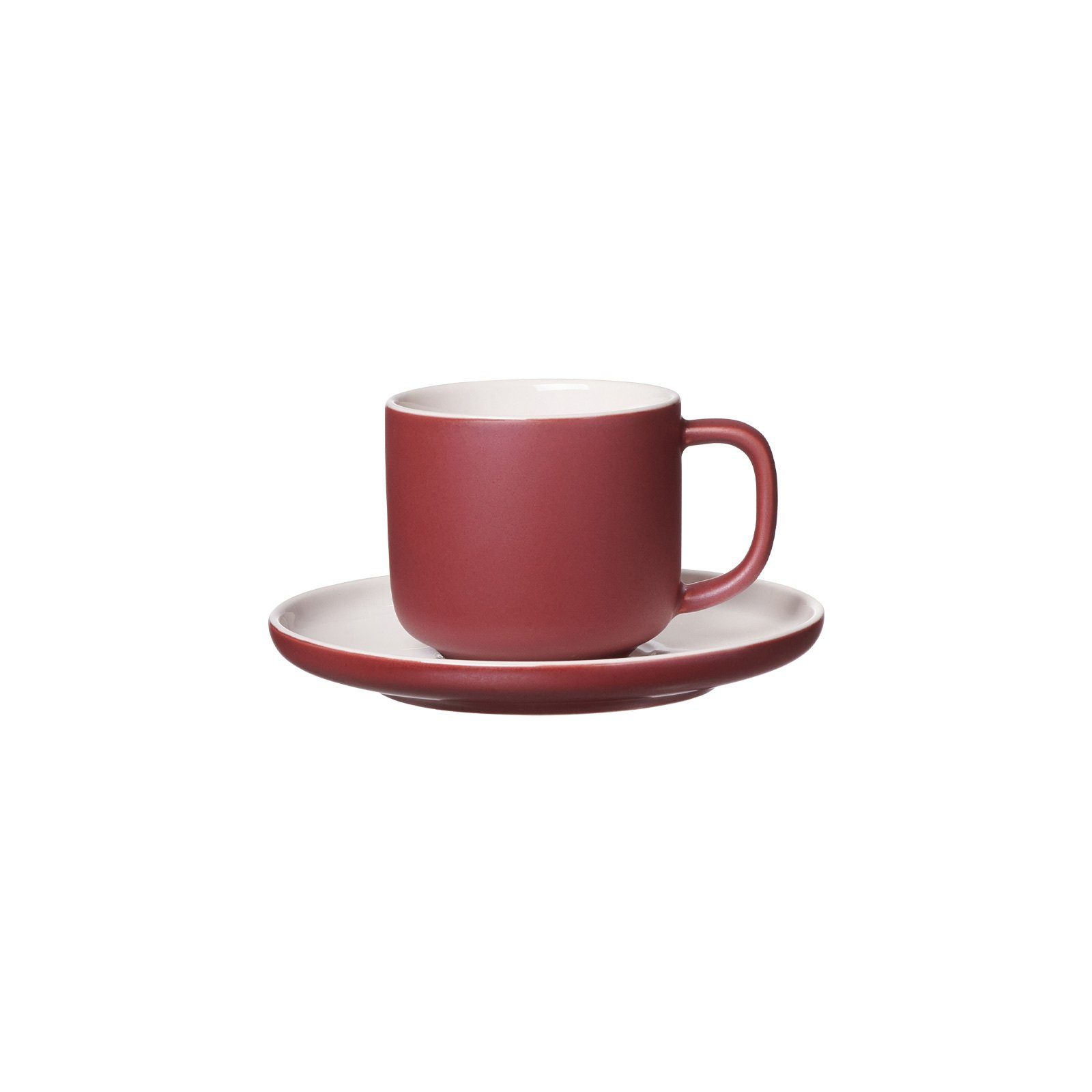 240 ml, Keramik Breker Ritzenhoff & Beere Jasper Kaffeetasse Tasse Untertasse mit
