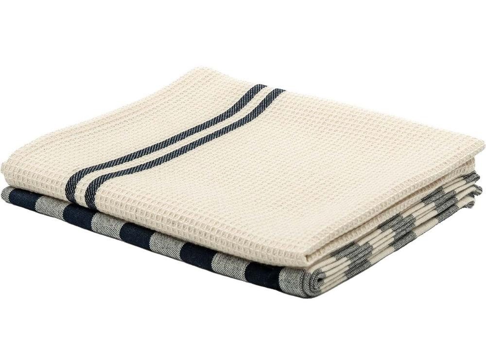 LIVING CRAFTS Geschirrtuch Living Crafts Bio-Geschirrtuch 'DELHI', 2 Stk.