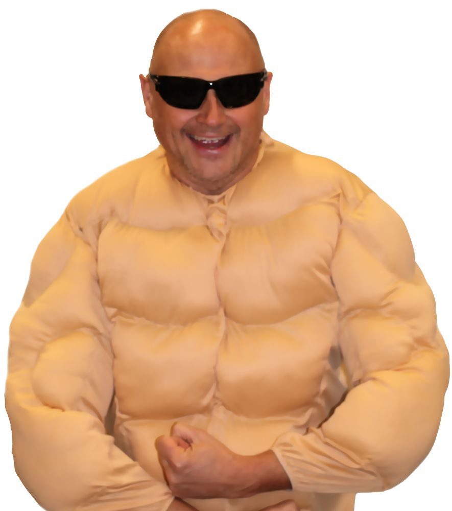 Kostüm Muskel Kostüm Muscleshirt Herren Fasching Karneval