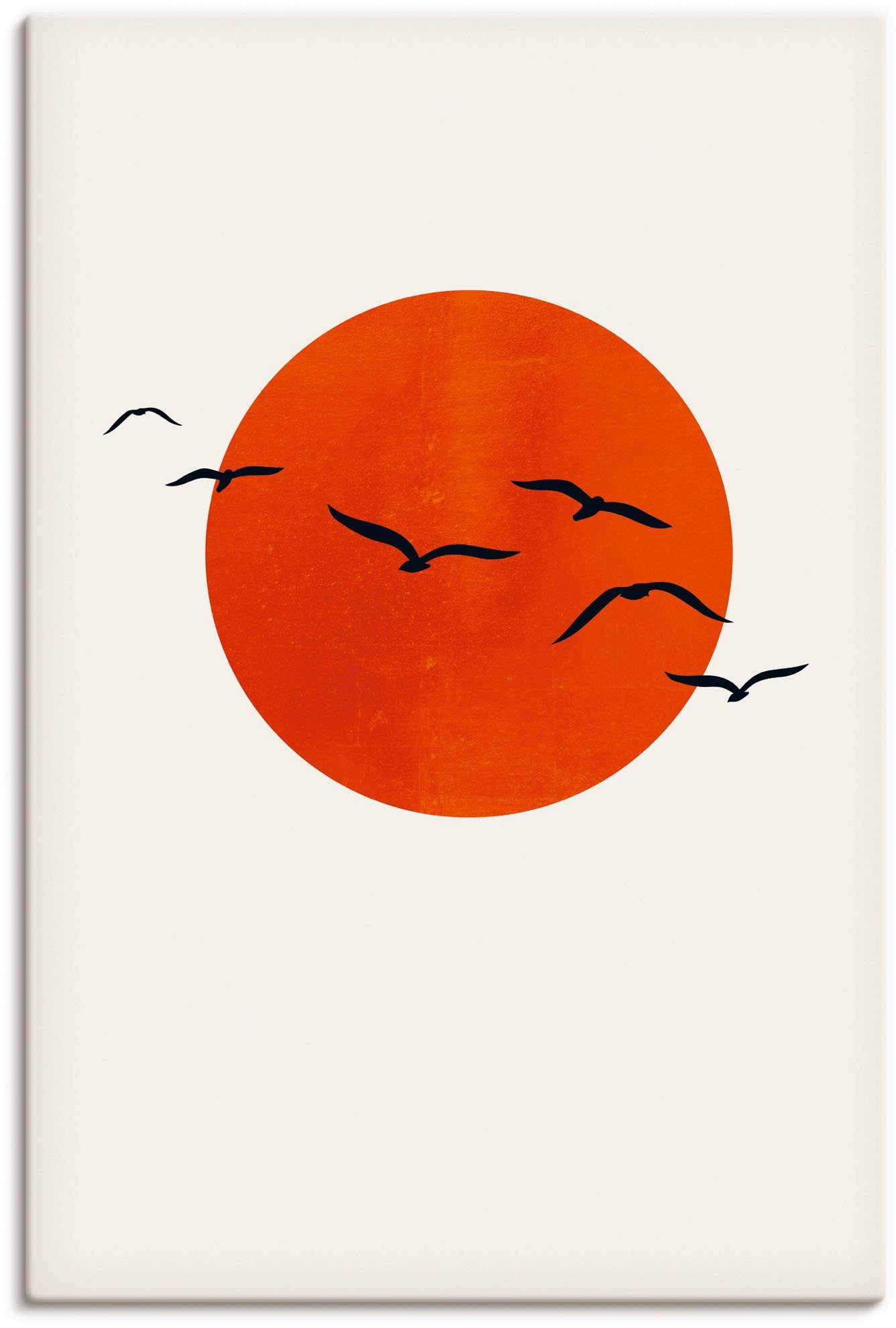 Artland Wandbild Ein sonniger Tag, oder versch. Alubild, (1 Leinwandbild, als in Poster Größen St), Himmelsbilder Wandaufkleber