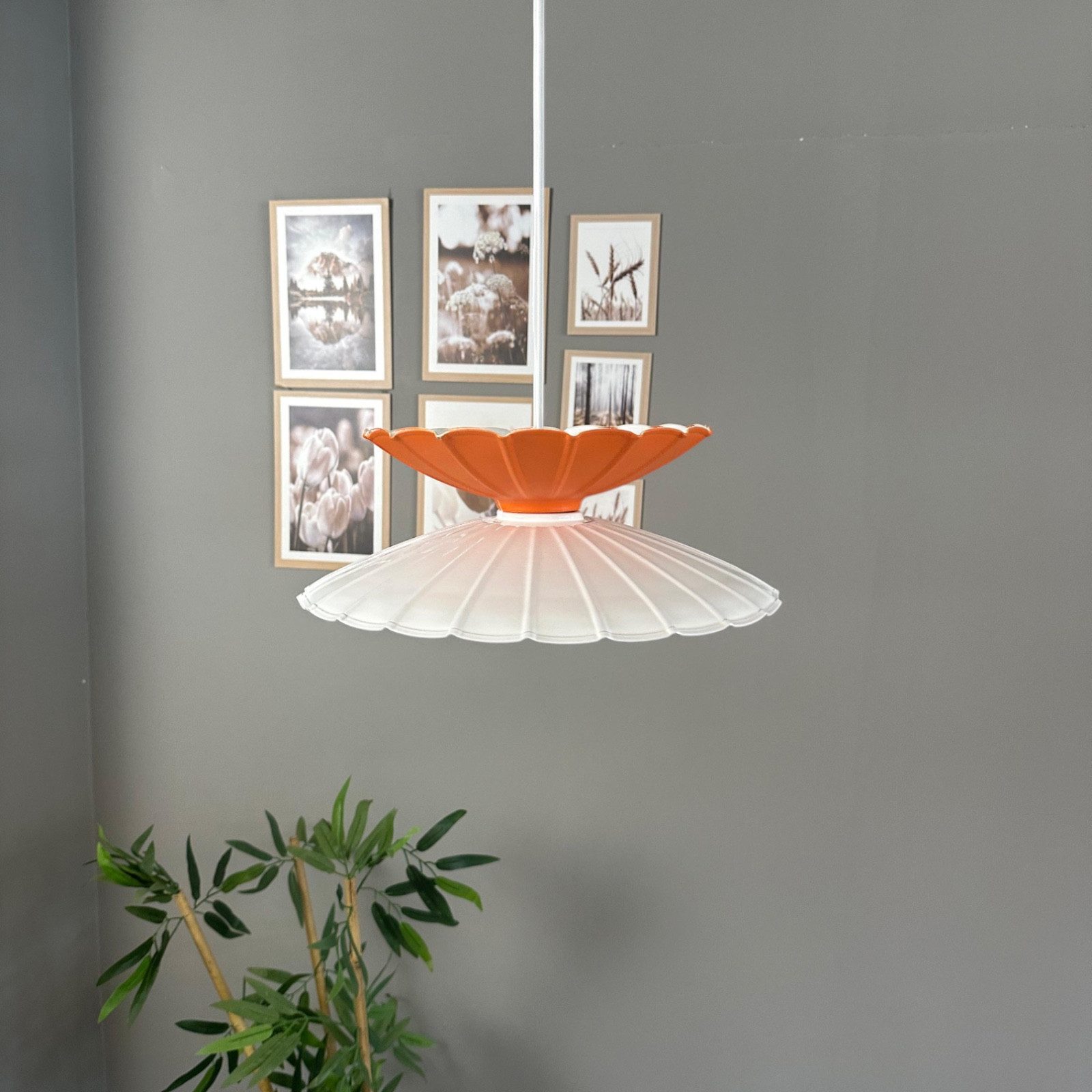 Pendelleuchte Pendelleuchte Rubby Metall Ø34cm, Modern Hängelampe