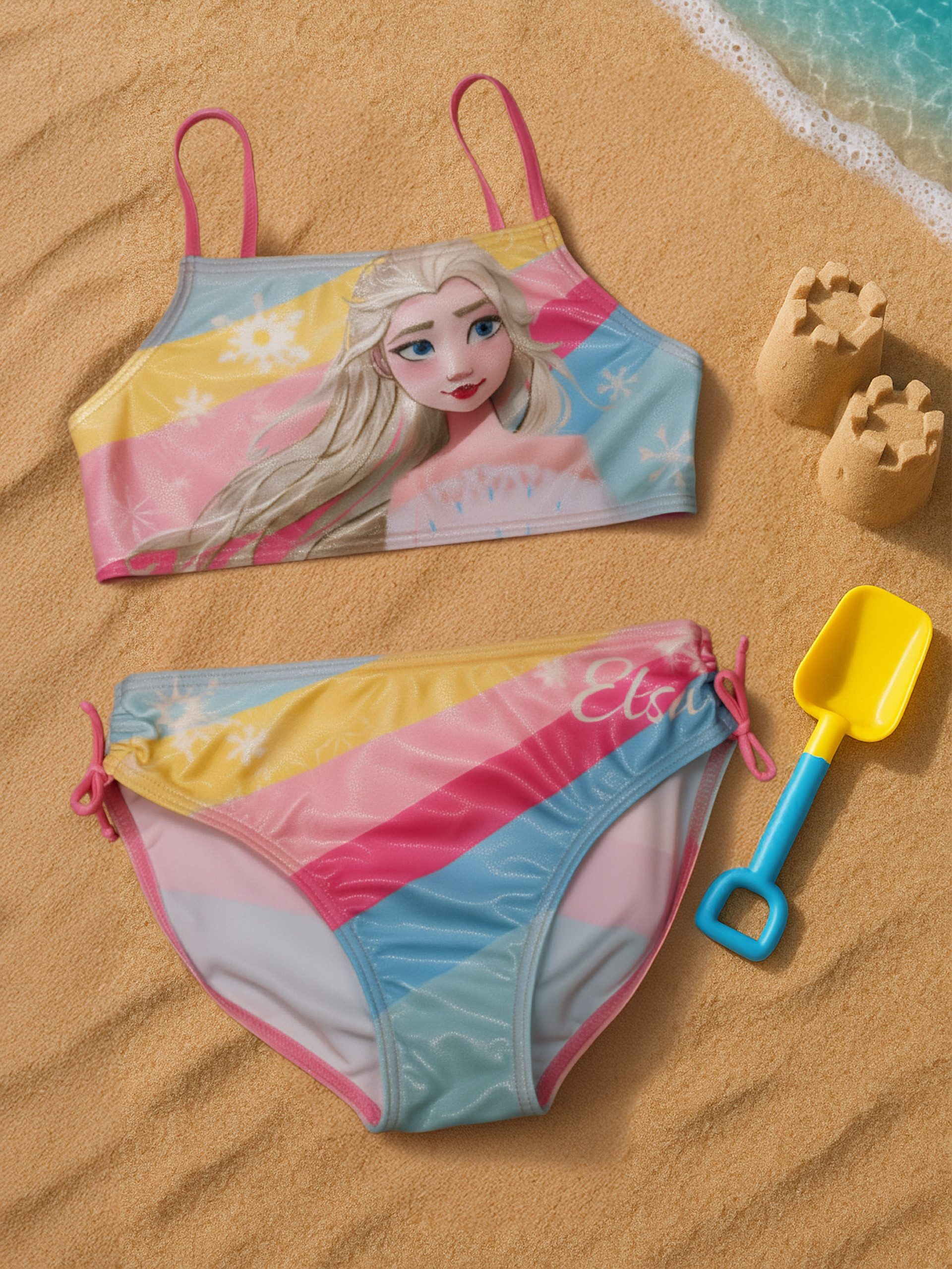 United Labels® Bustier-Bikini Disney Die Eiskönigin Bikini Elsa Frozen Zweiteiler Schwimmanzug – Bild 2 von 5
