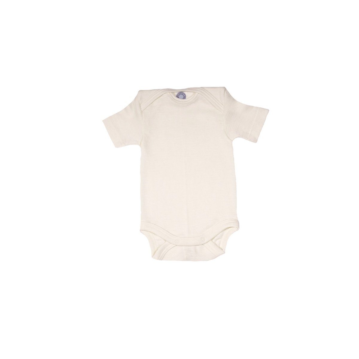 Cosilana Kurzarmbody (1-tlg) Baby Kurzarm-Body aus Bio Schurwolle / Seide