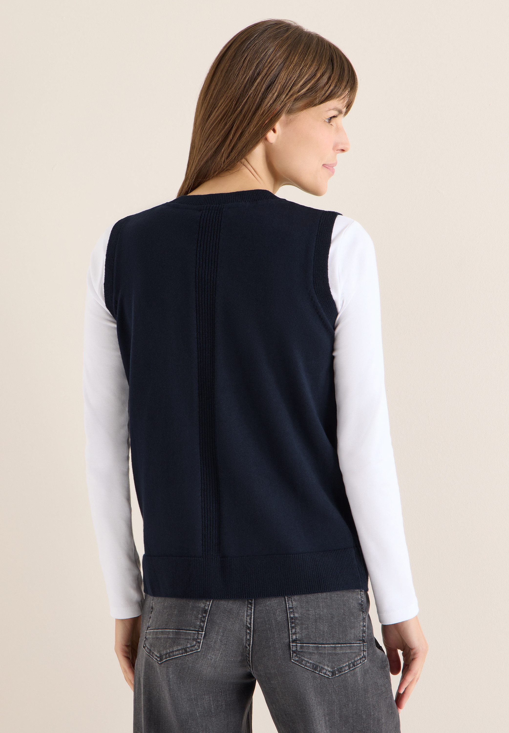 CECIL Pullunder aus reiner Baumwolle günstig online kaufen