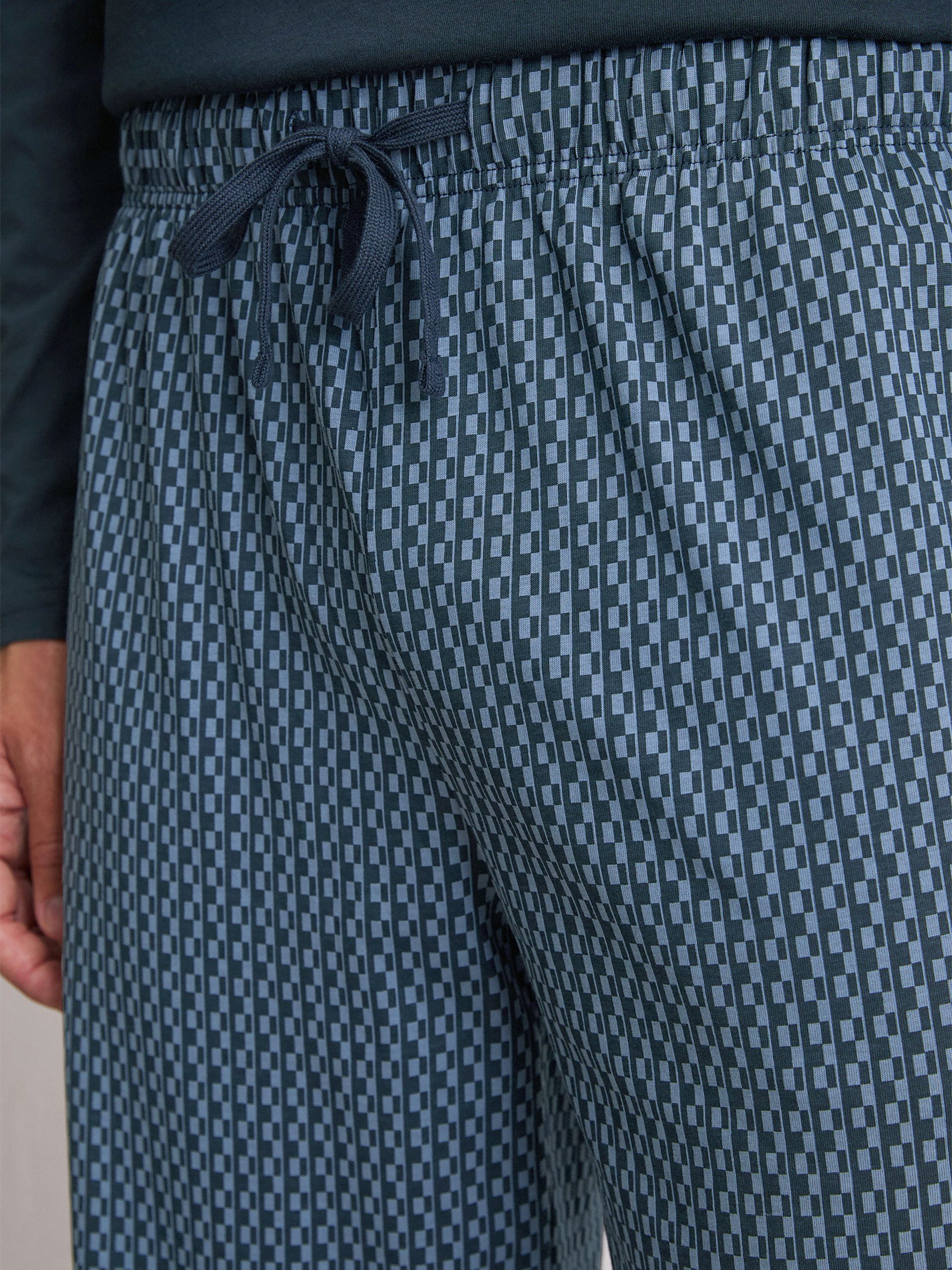 Marc O'Polo Pyjama Blend & Pair Cotton (2 tlg) Schlafanzug, Pyjama Set, Nachtwäsche