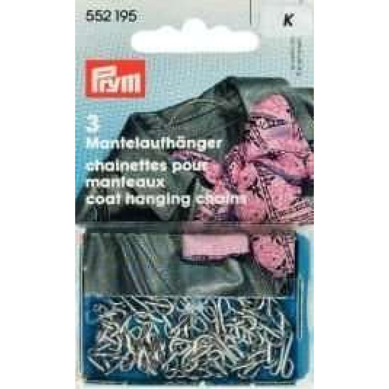 Prym Stricknadeln Mantelaufhänger schwarz 100 St