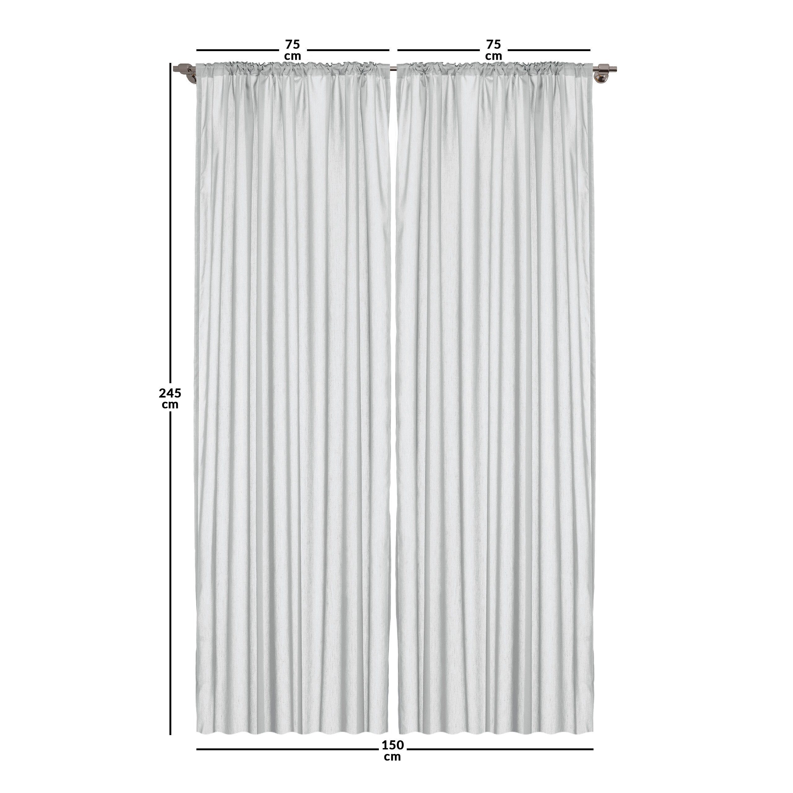 Gardine Vorhang für Wohnzimmer Schlafzimmer Microfaser, Dekor, Wirbels-Blumen-Muster Abstrakt Abakuhaus