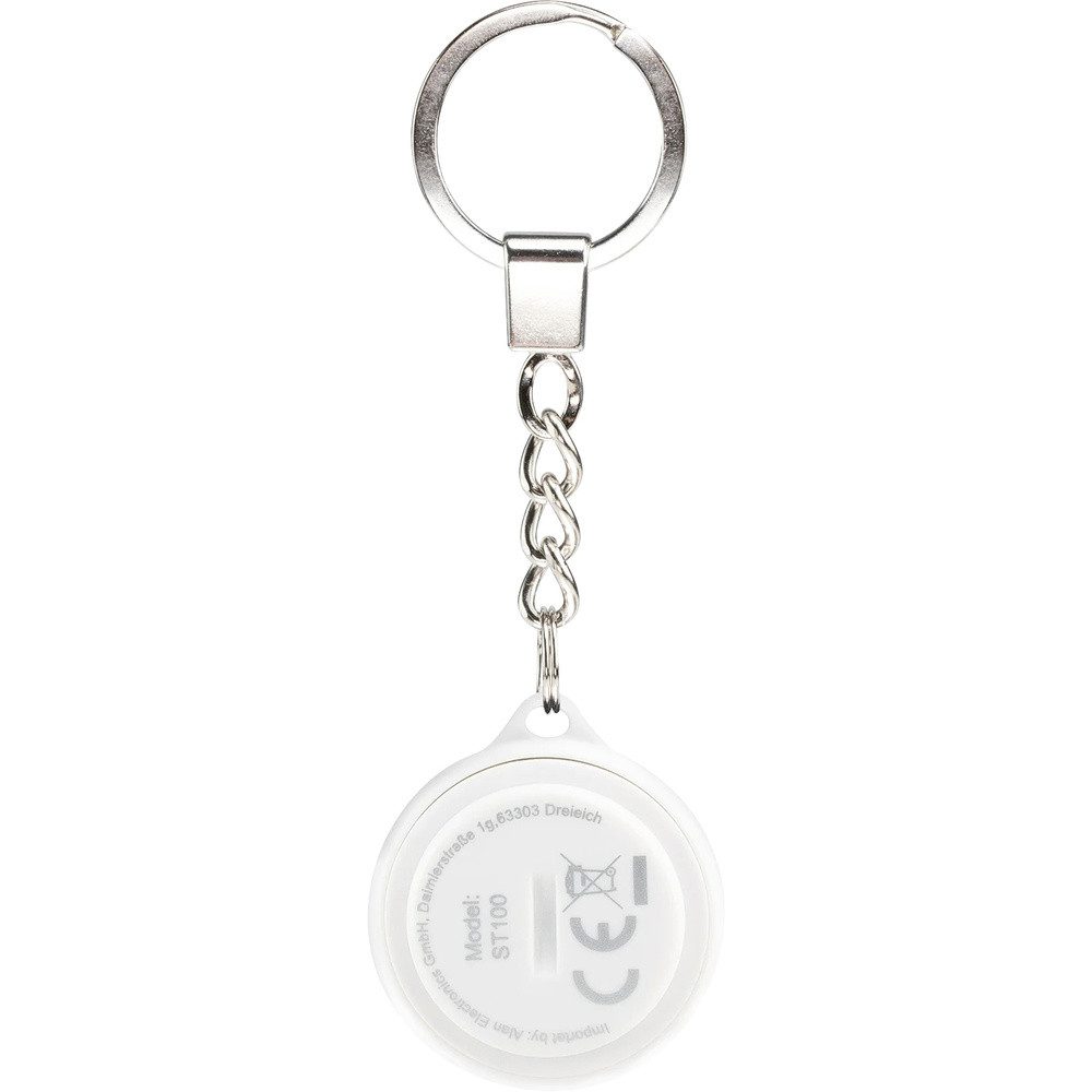Schlüsselanhänger Albrecht Smart Tracker ST-100 Bluetooth-Tracker Aktivweiß (matt)