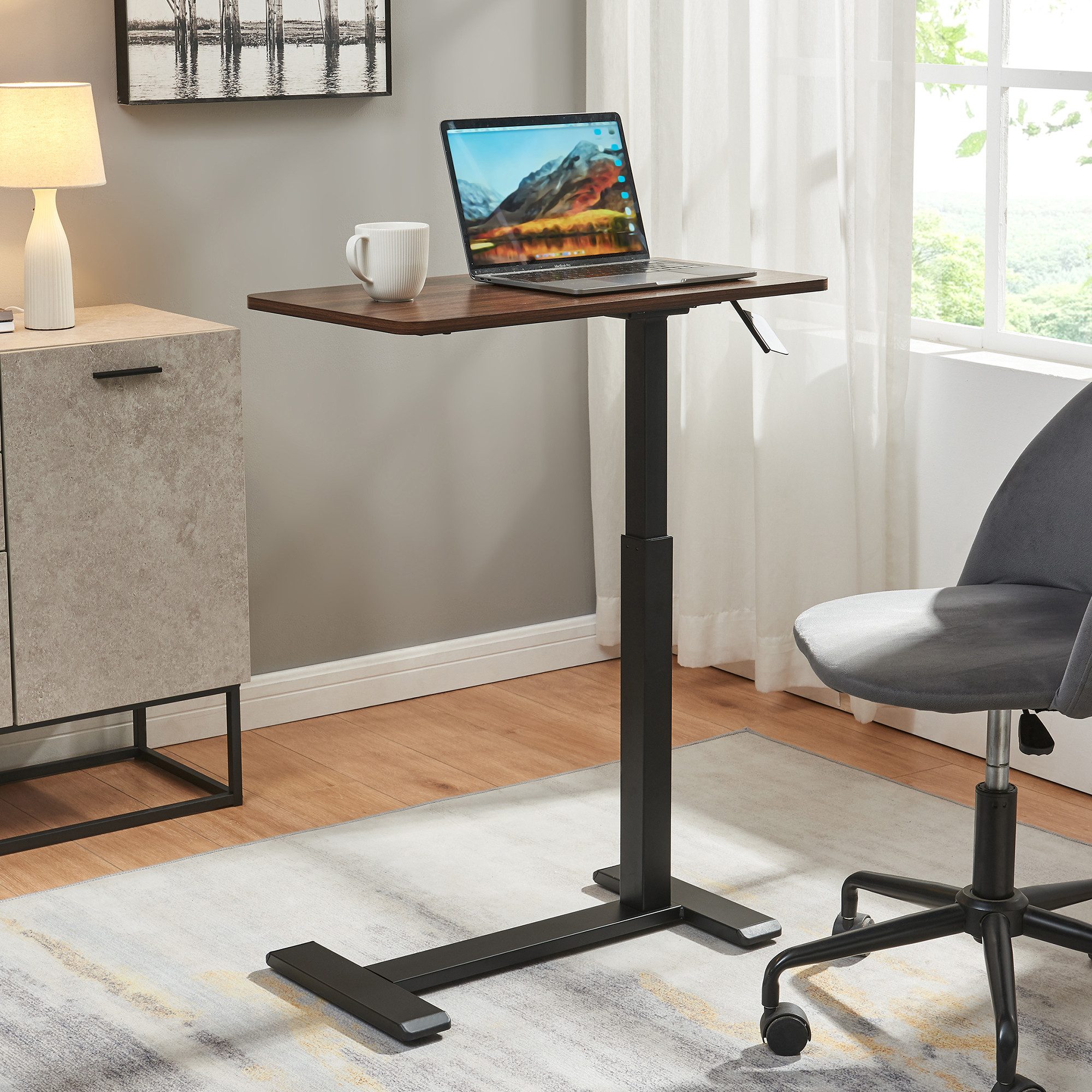en.casa Laptoptisch, höhenverstellbar »Klirg« rollbar 66-92x68x36 günstig online kaufen