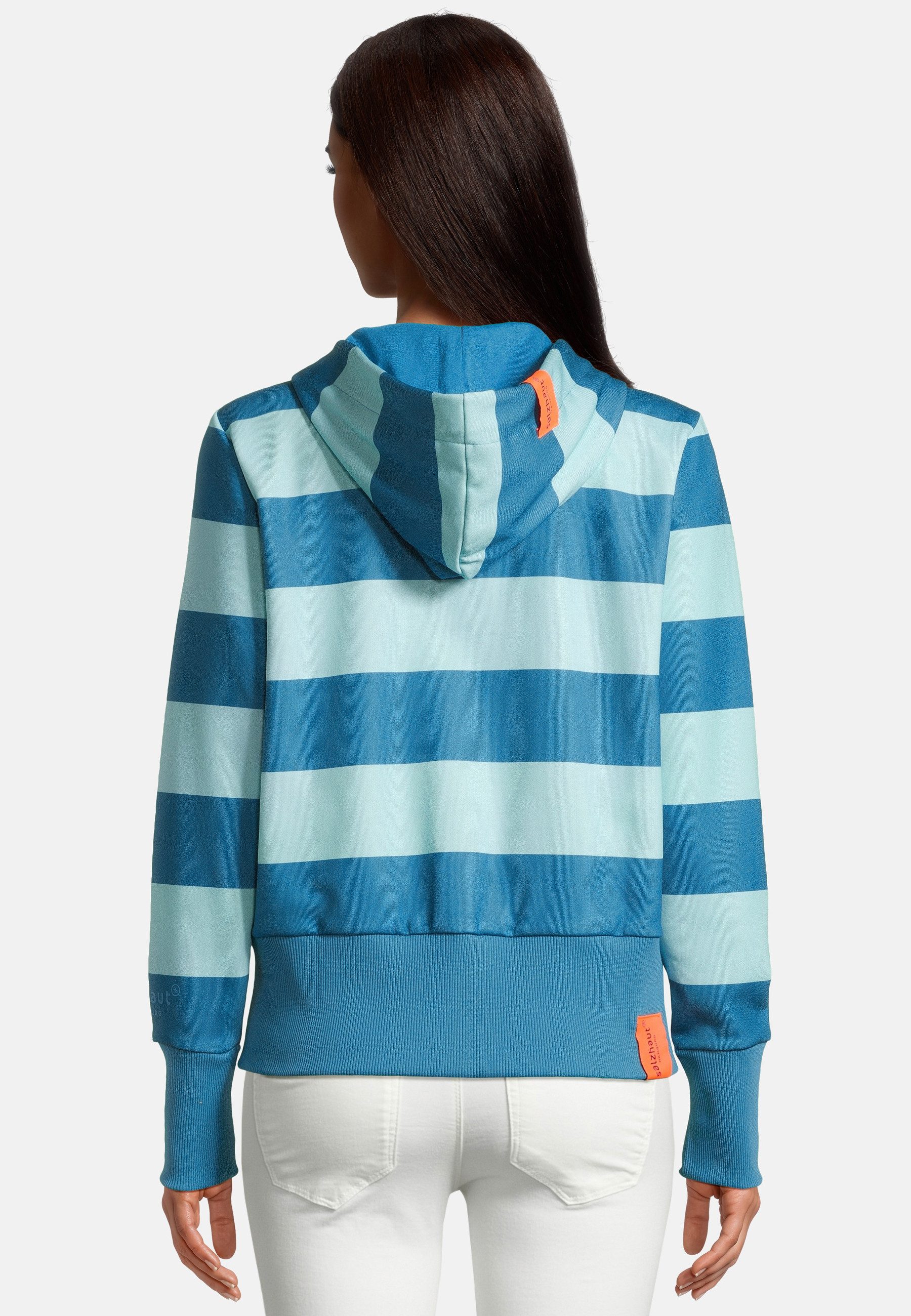 salzhaut Sweatshirt RECKSCHETER Damen Leicht tailliert salzhaut Pullover – bequemer Fit und nordisch klares Design – Bild 5 von 5