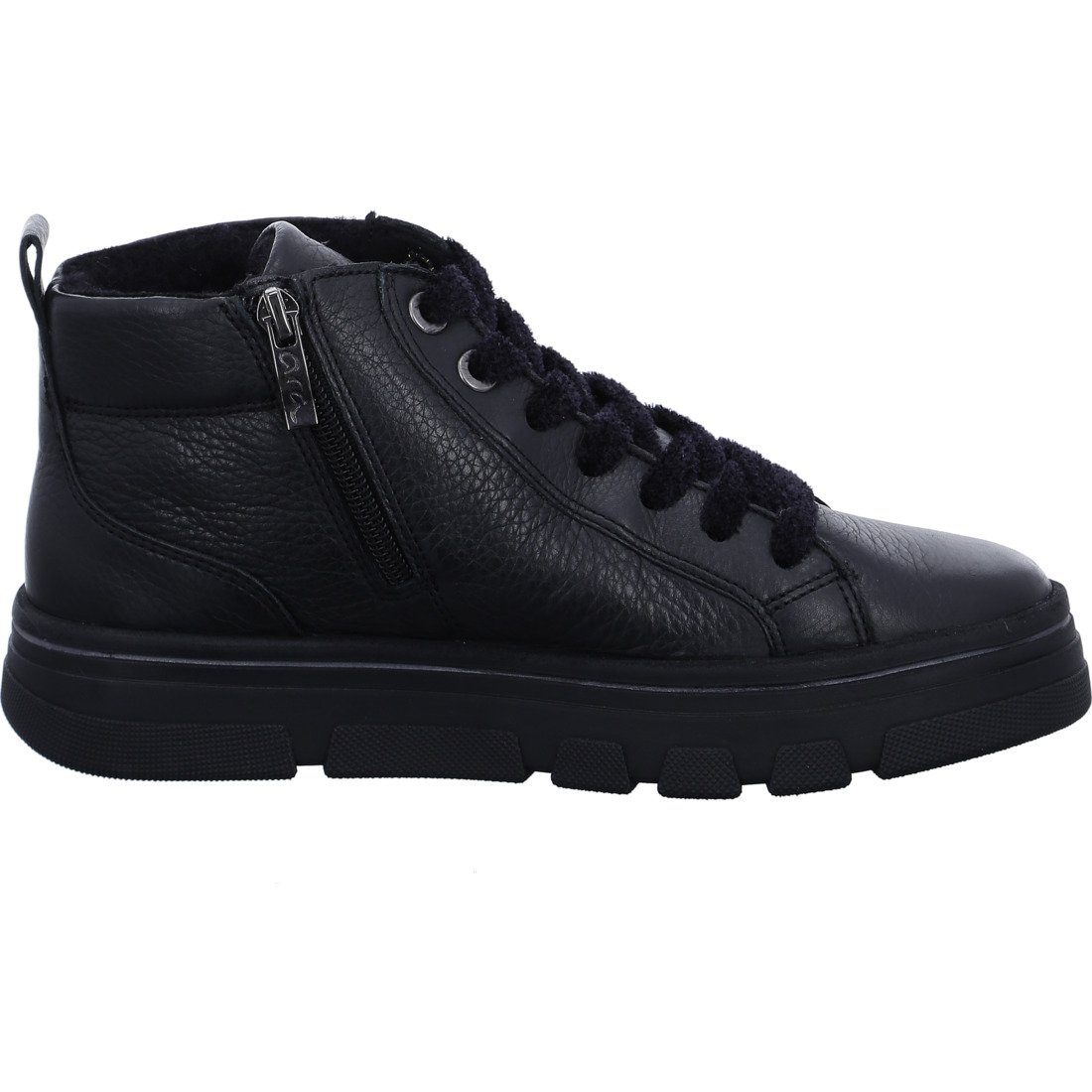 Sneaker 049779 Sneaker Ara Canberra Ara - Schuhe, schwarz Glattleder Damen