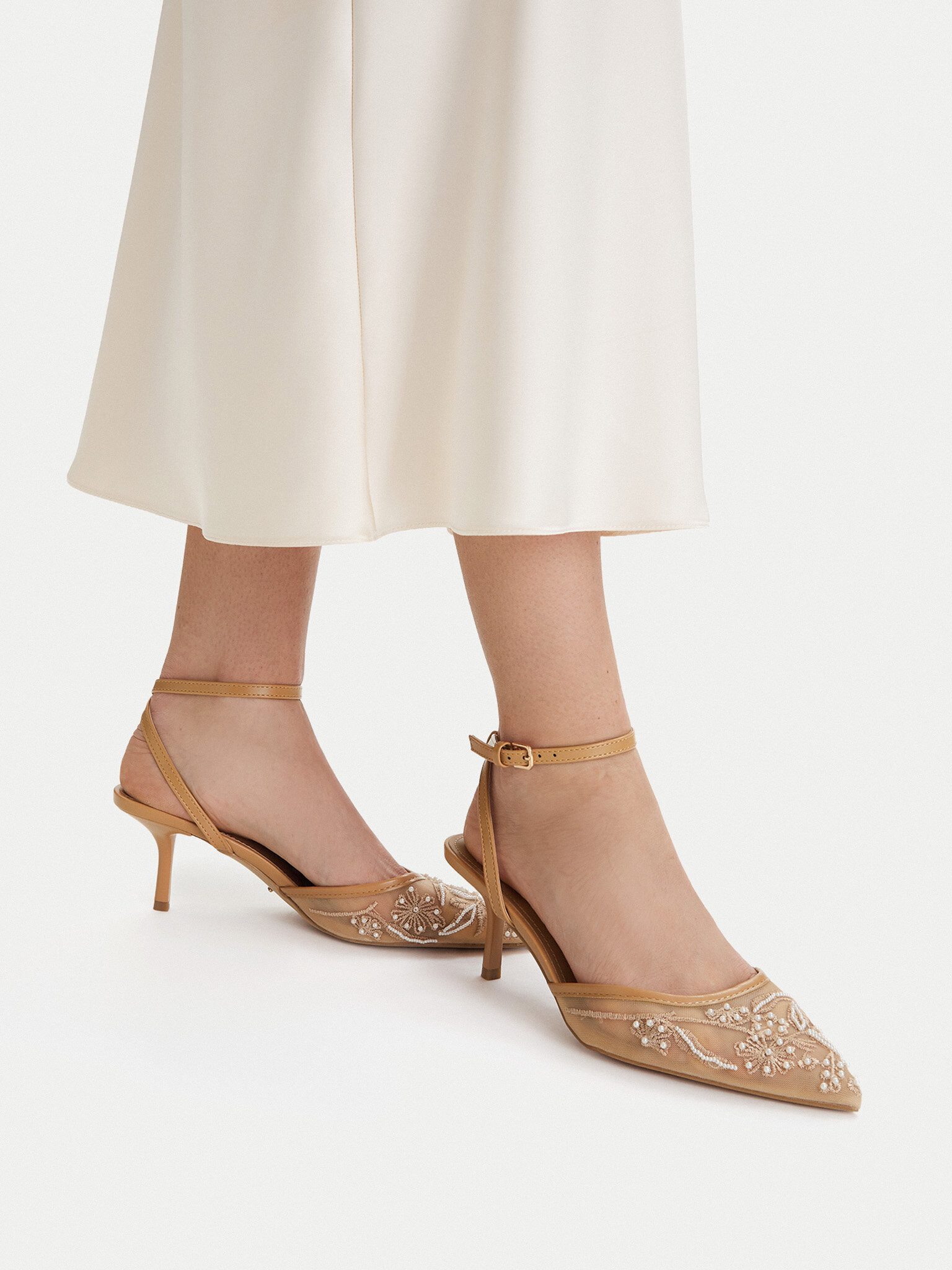 DeeZee Deezee Damen Pumps Beige DeeZee-CEO-CD25-09-3 Beige Pumps