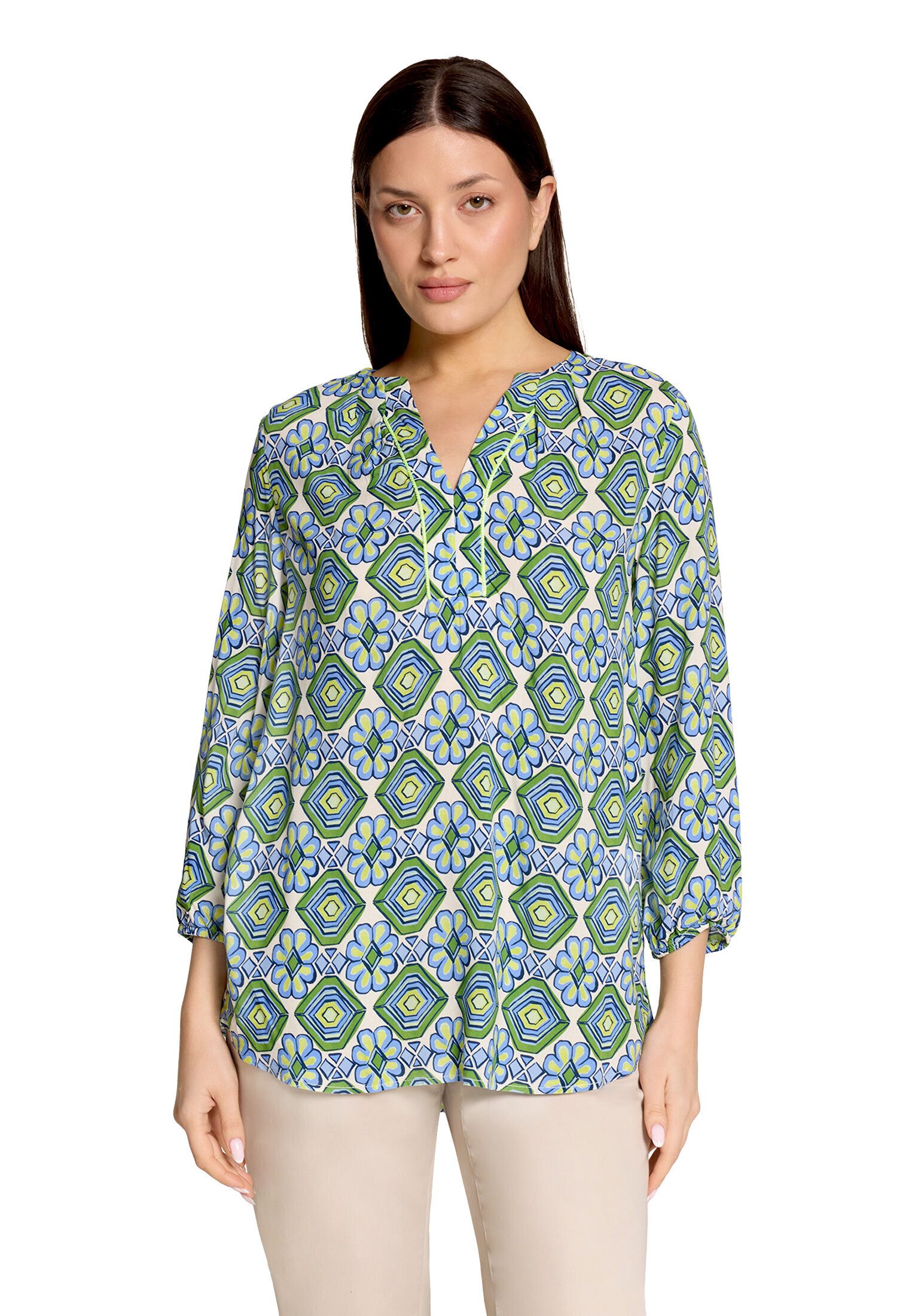 Cartoon Schlupfbluse Damen mit Muster