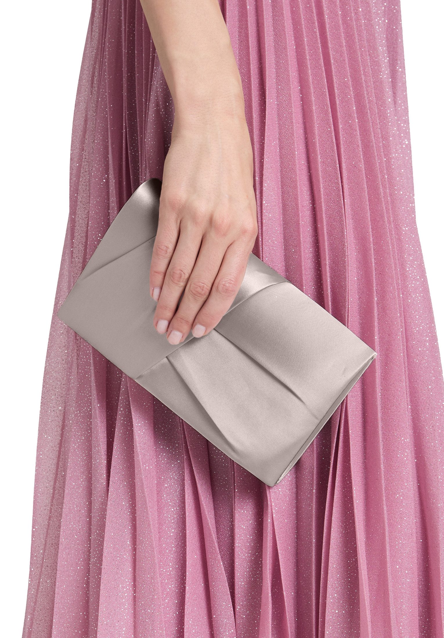 Vera Mont Abendtasche Damen unifarben, Falten