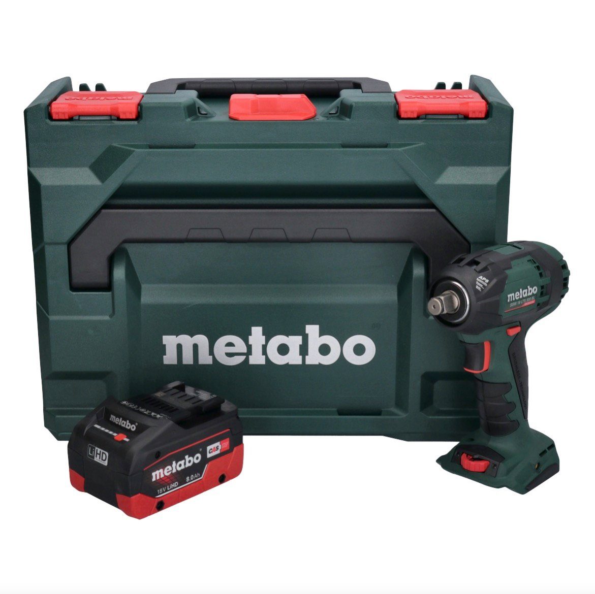 metabo Akku-Schlagschrauber SSW 18 LTX 300 BL Akku Schlagschrauber 18 V 300 Nm 1/2" Brushless + 1