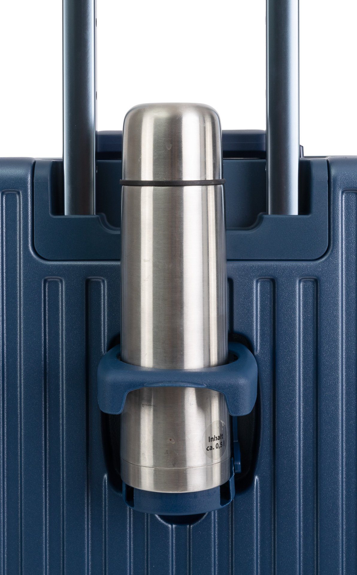 Travelhouse Hartschalen-Trolley Roma, 4 Rollen, mit USB und Getränkehalter Aluminium-Rahmen & Polycarbonat Hartschale