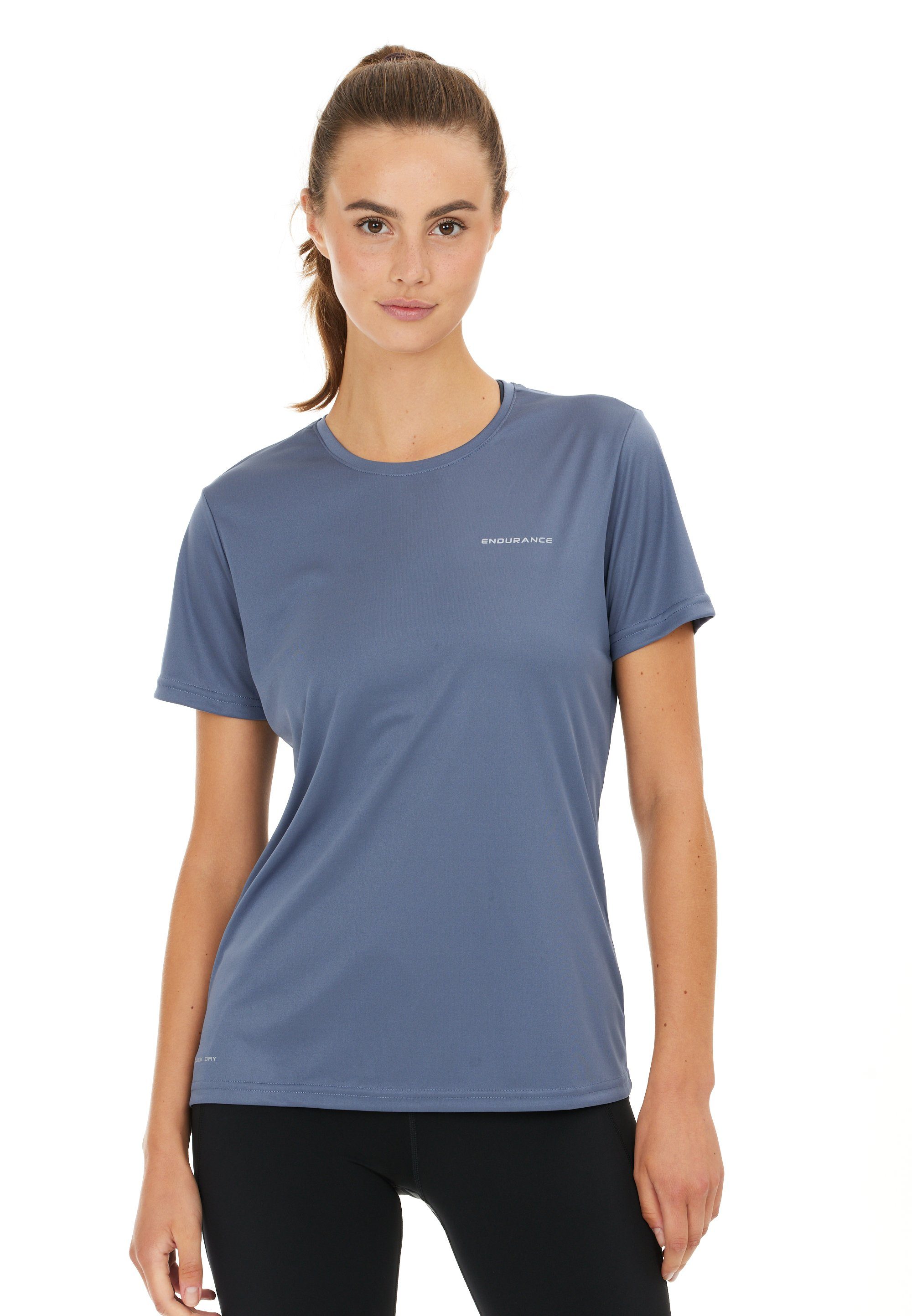 ENDURANCE Funktionsshirt Keily (1-tlg) schnelltrocknendem aus Funktionsstretch frostblau