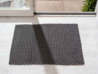 Teppich »Pad Outdoor Matte POOL grau / schwarz 72x92 cm«, PAD