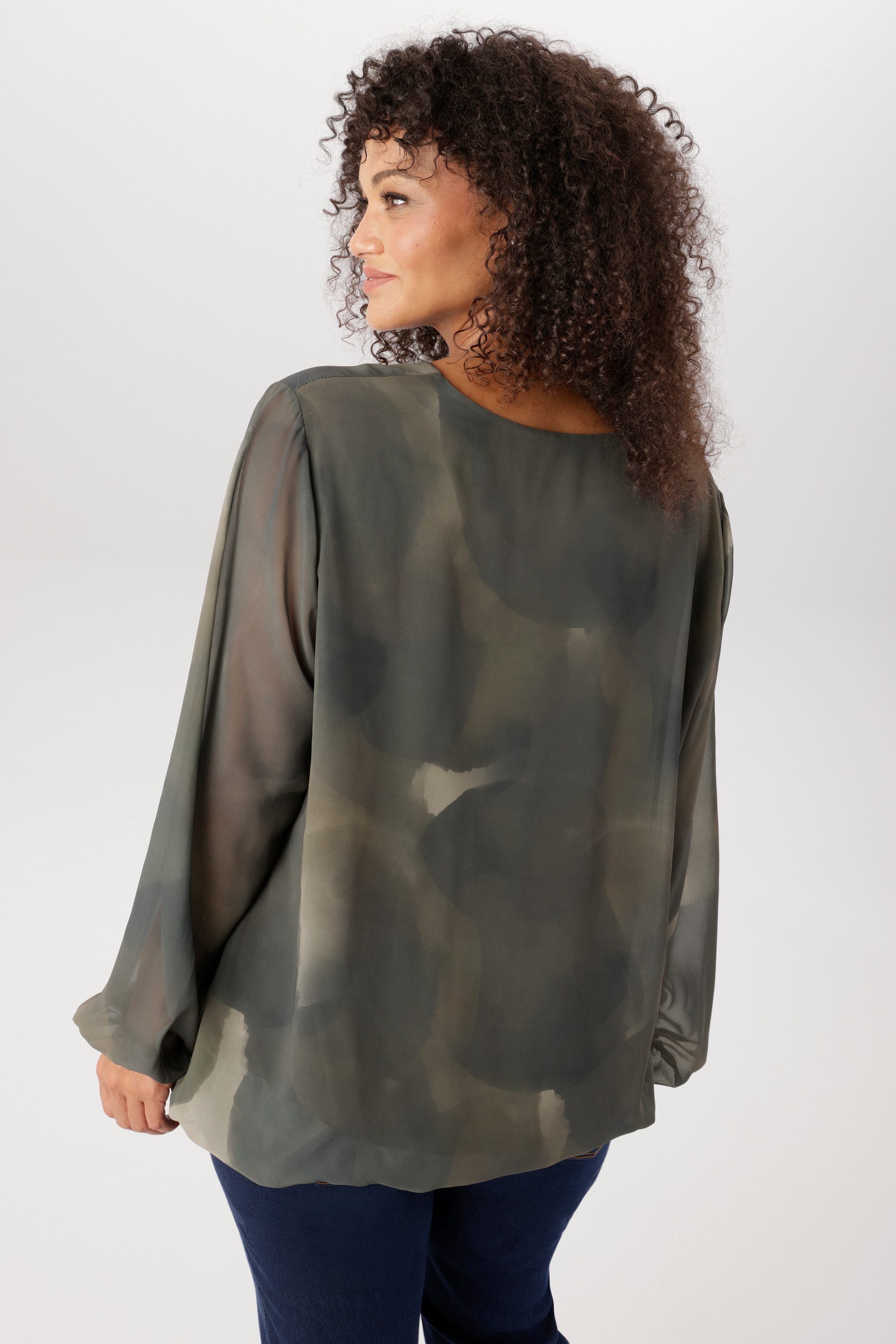 Aniston PLUS Schlupfbluse in Camourflage Dessin - NEUE KOLLEKTION