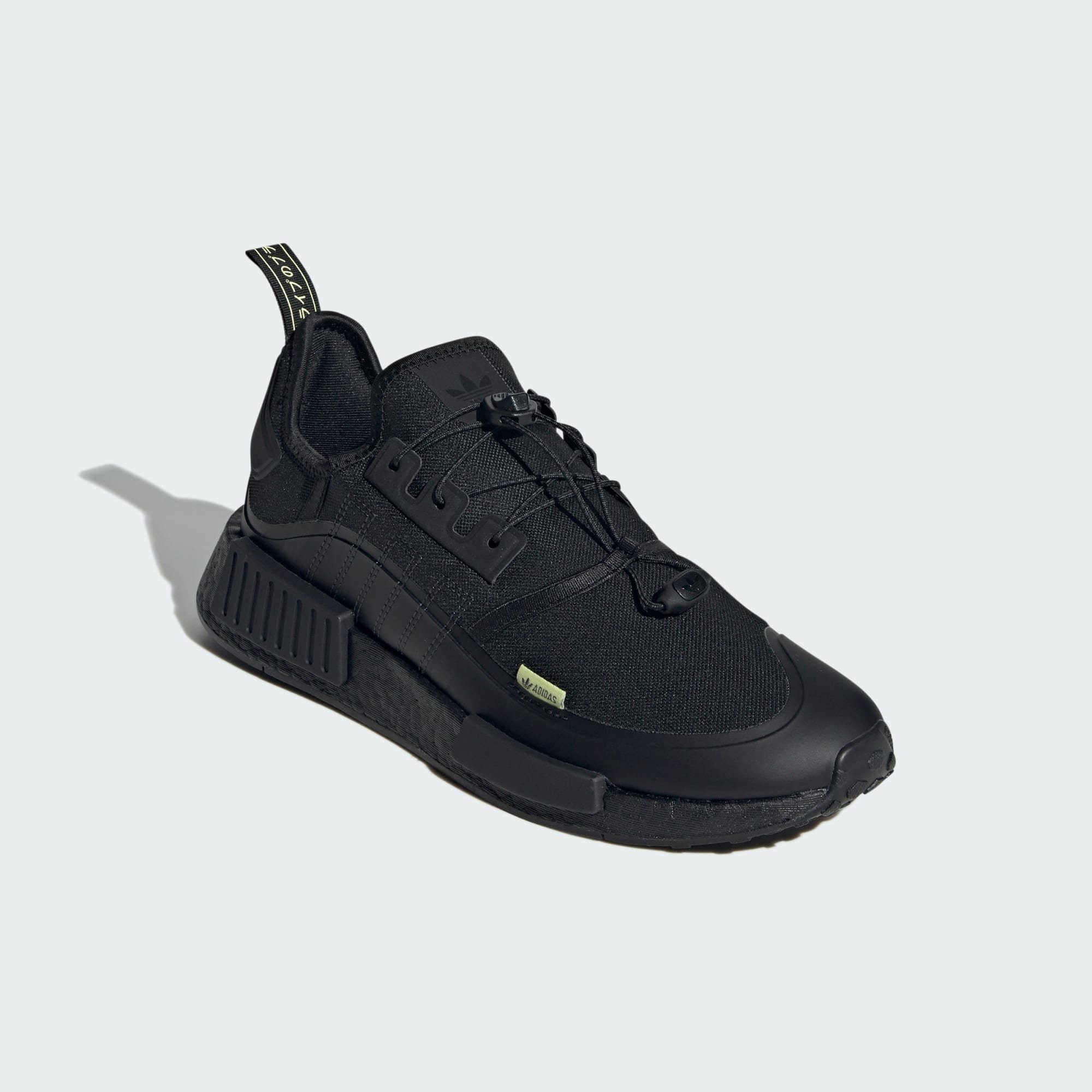 adidas Originals NMD_R1 SCHUH Sneaker Core Black / Carbon / Pulse Yellow