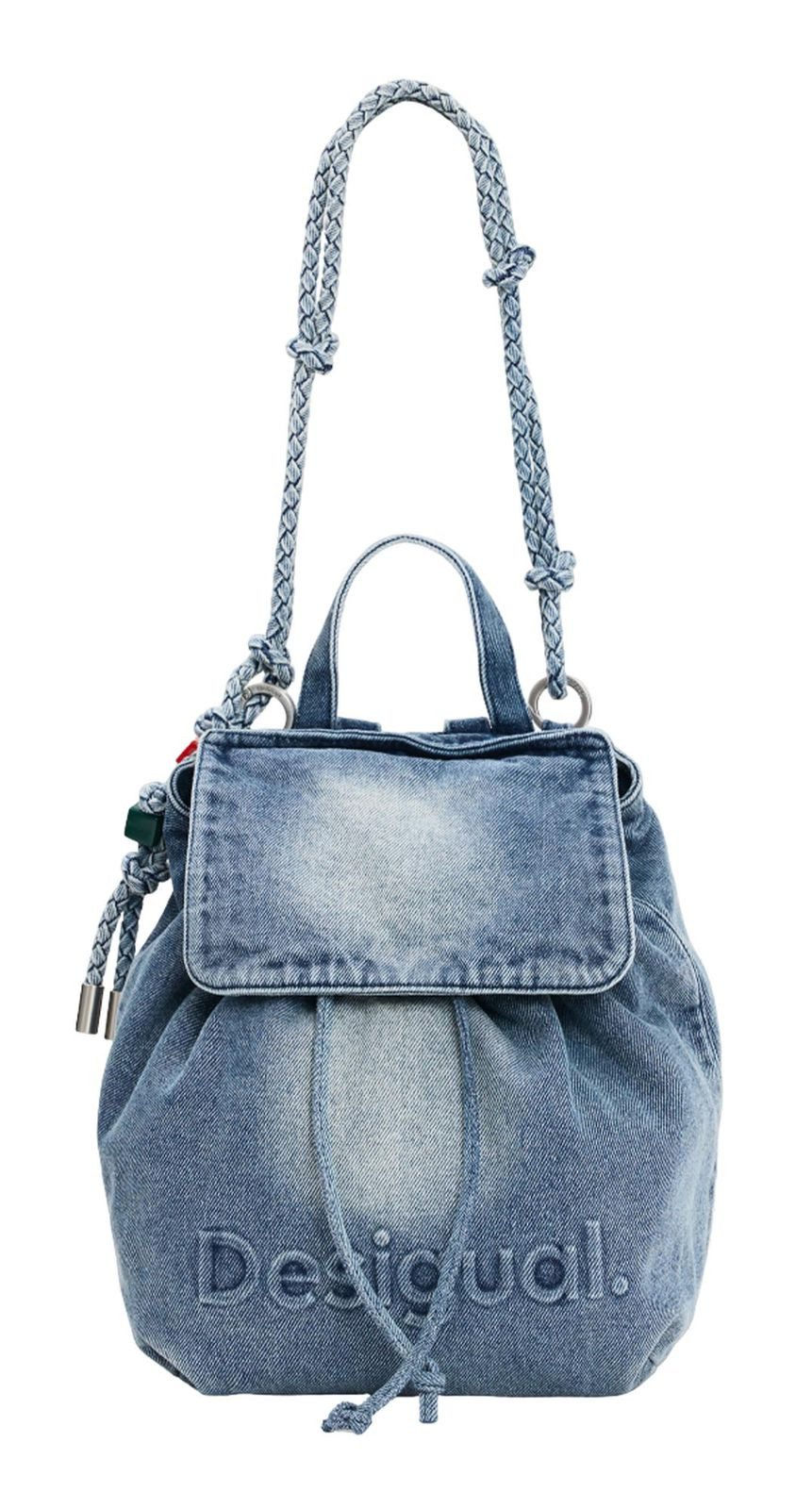 Desigual Rucksack Half Logo Denim Mini Backpack günstig online kaufen