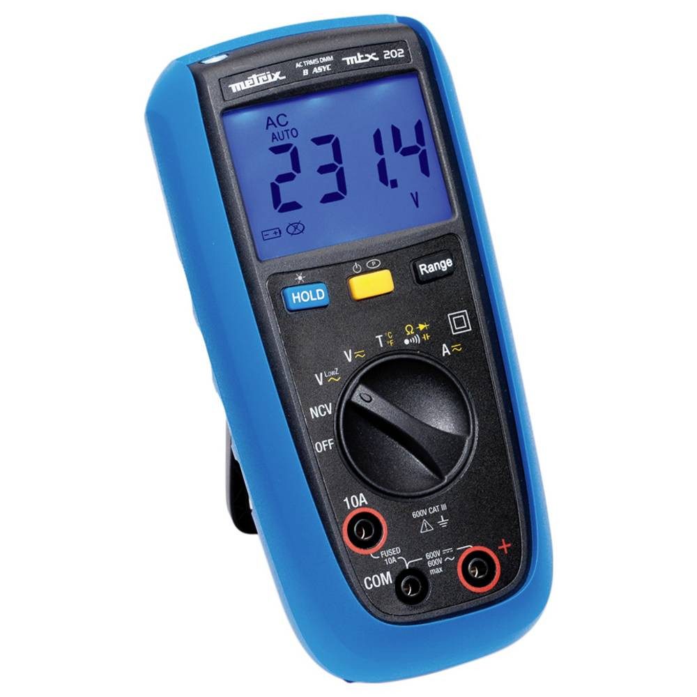 cemon Multimeter Digitalmultimeter MTX202-Z, Spritzwassergeschützt (IP54)