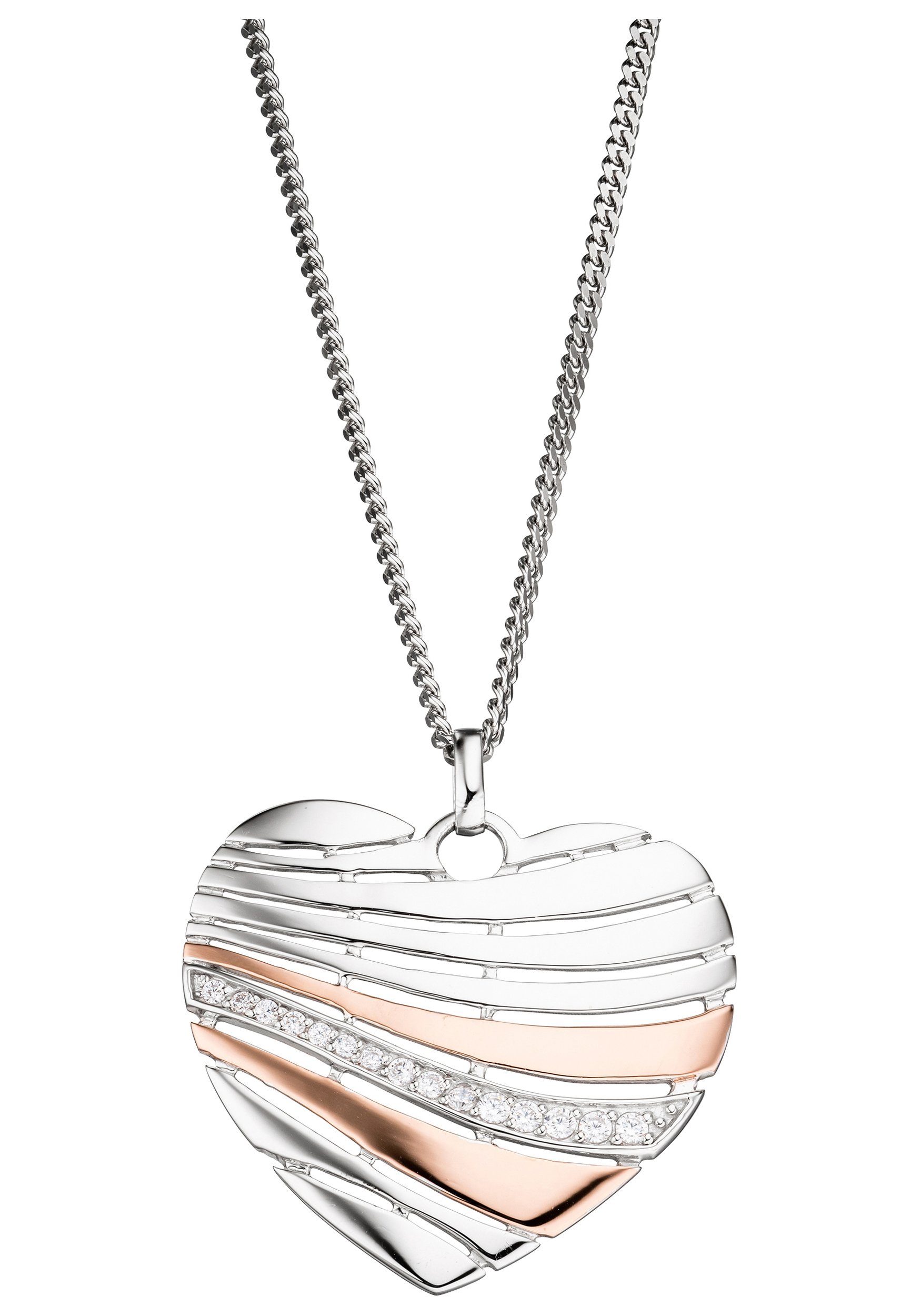 JOBO Herzanhänger Anhänger Herz, 925 S...