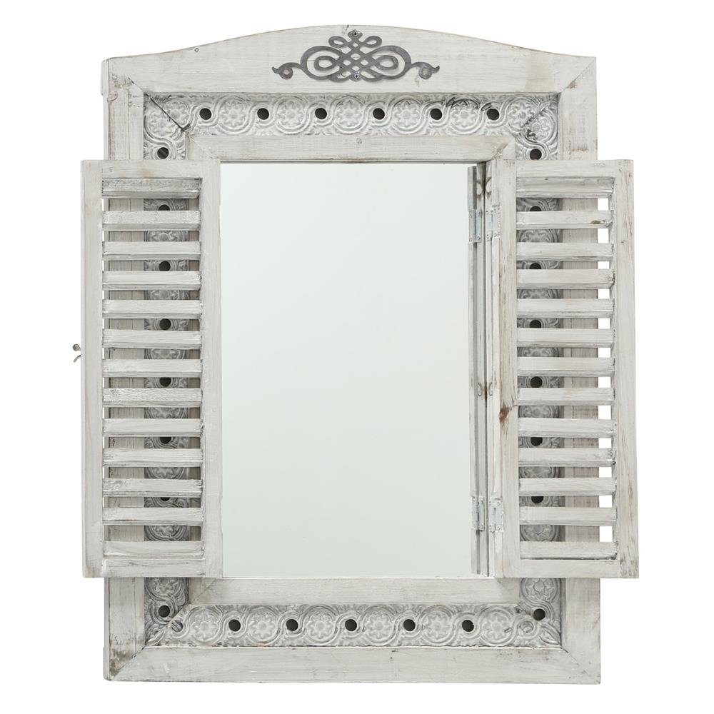 BOLTZE Spiegel Lindsay, aus Tannenholz, Grau, 55 x 3 x 73 cm