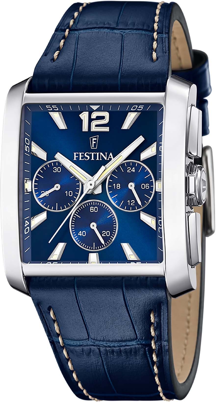 Festina Chronograph F20636/2, Armbanduhr, Quarzuhr, Herrenuhr, Stoppfunktio günstig online kaufen