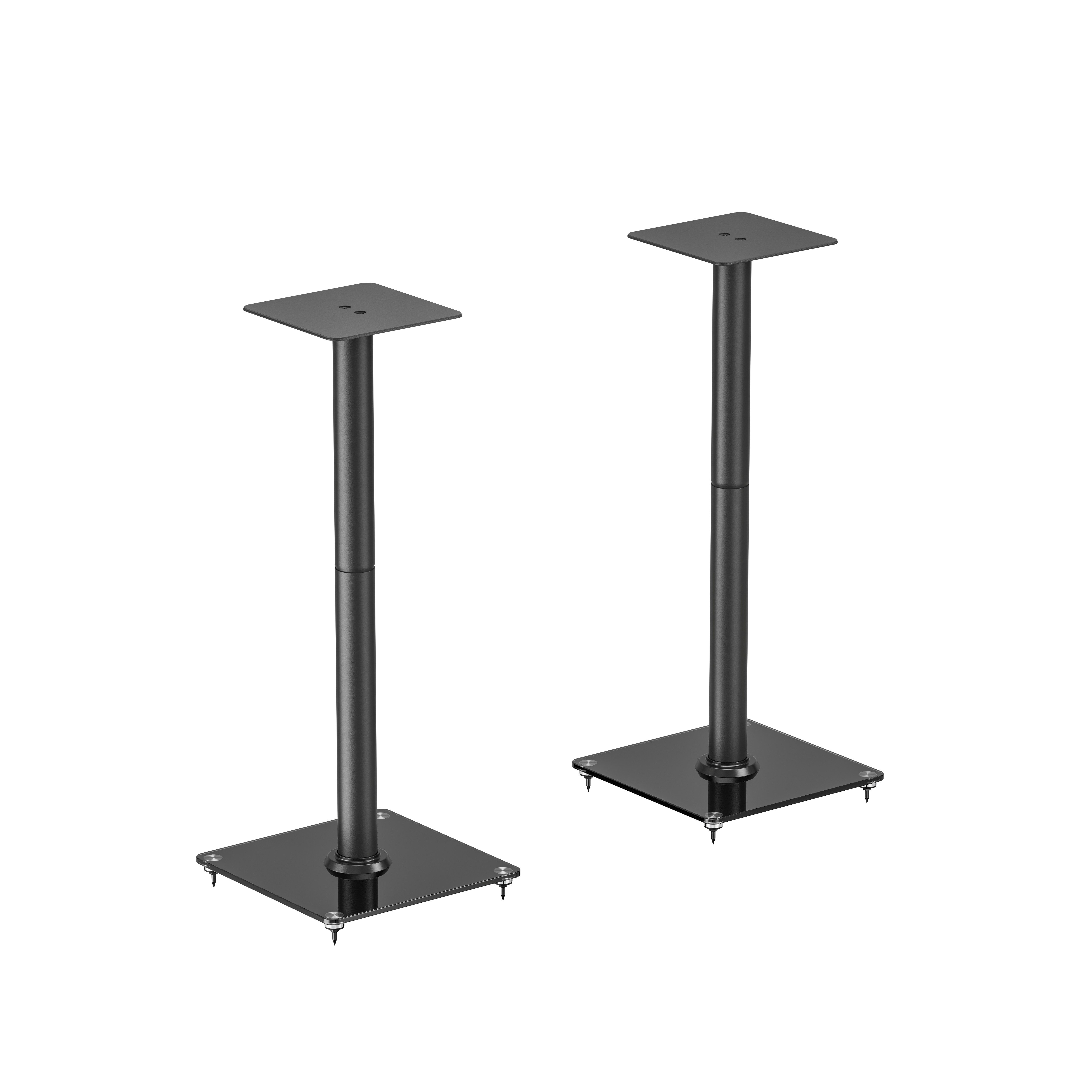 HALTERUNGSPROFI Lautsprecherständer LSTSL4-B, (Höhe 76,5cm, bis 25kg/Stück)