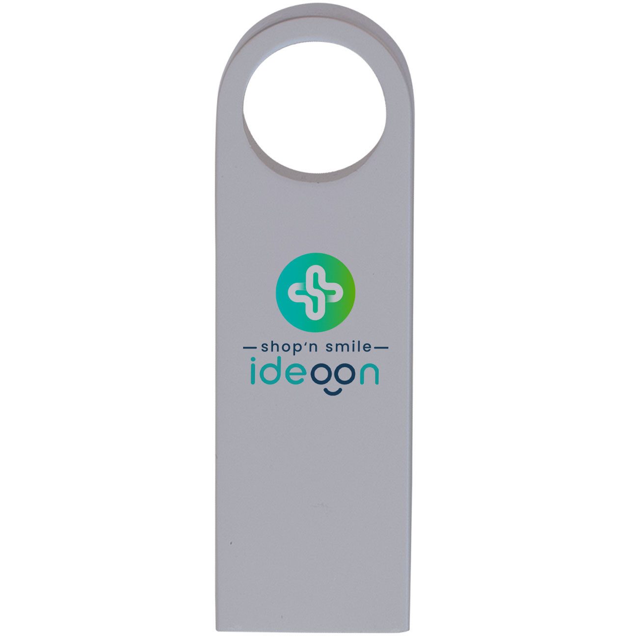 shop'n smile ideoon 64GB USB 3.0 Stick Schnelle Datenübertragung zuverlässiger Speicher USB-Stick (64 GB USB 3.0, Metallgehäuse, schlank & leicht, bis 20 MB/s)