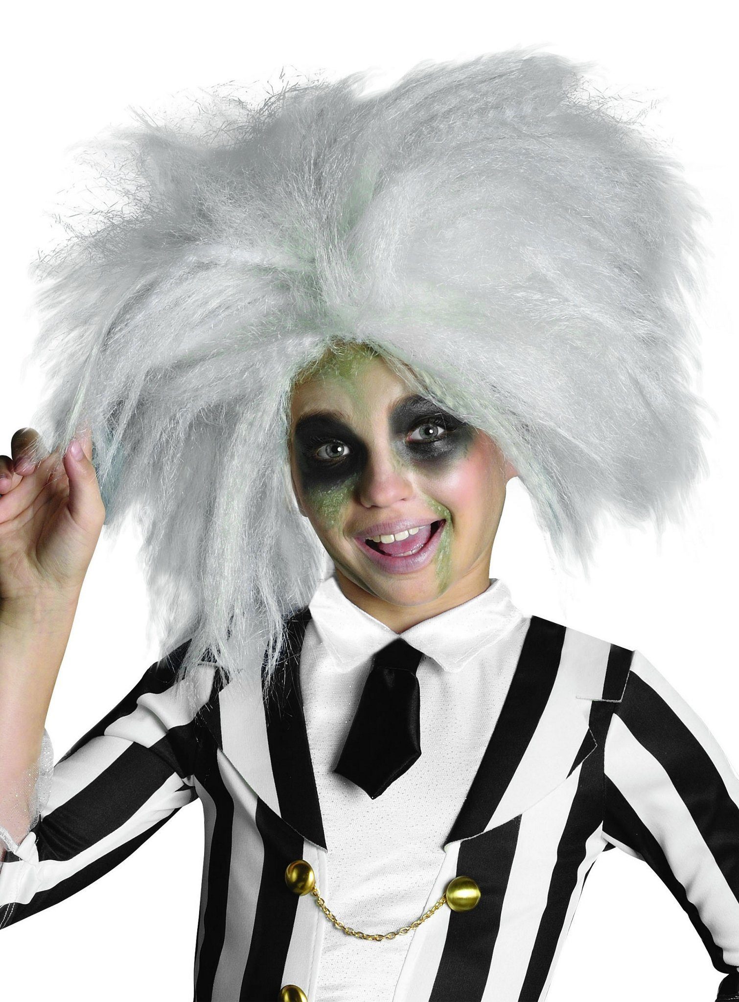 Rubie´s Kostüm-Perücke Beetlejuice - Kinder Kostüm Perücke für Fasching, Geisterperücke für Kinder aus Tim Burtons Kultfilm