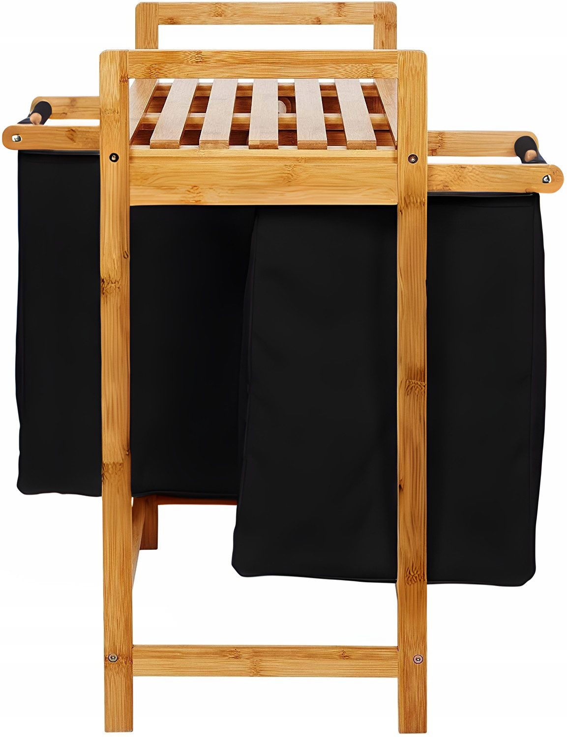 AD.CON Wäschekorb Bambus Wäschekorb Badezimmer Regal günstig online kaufen