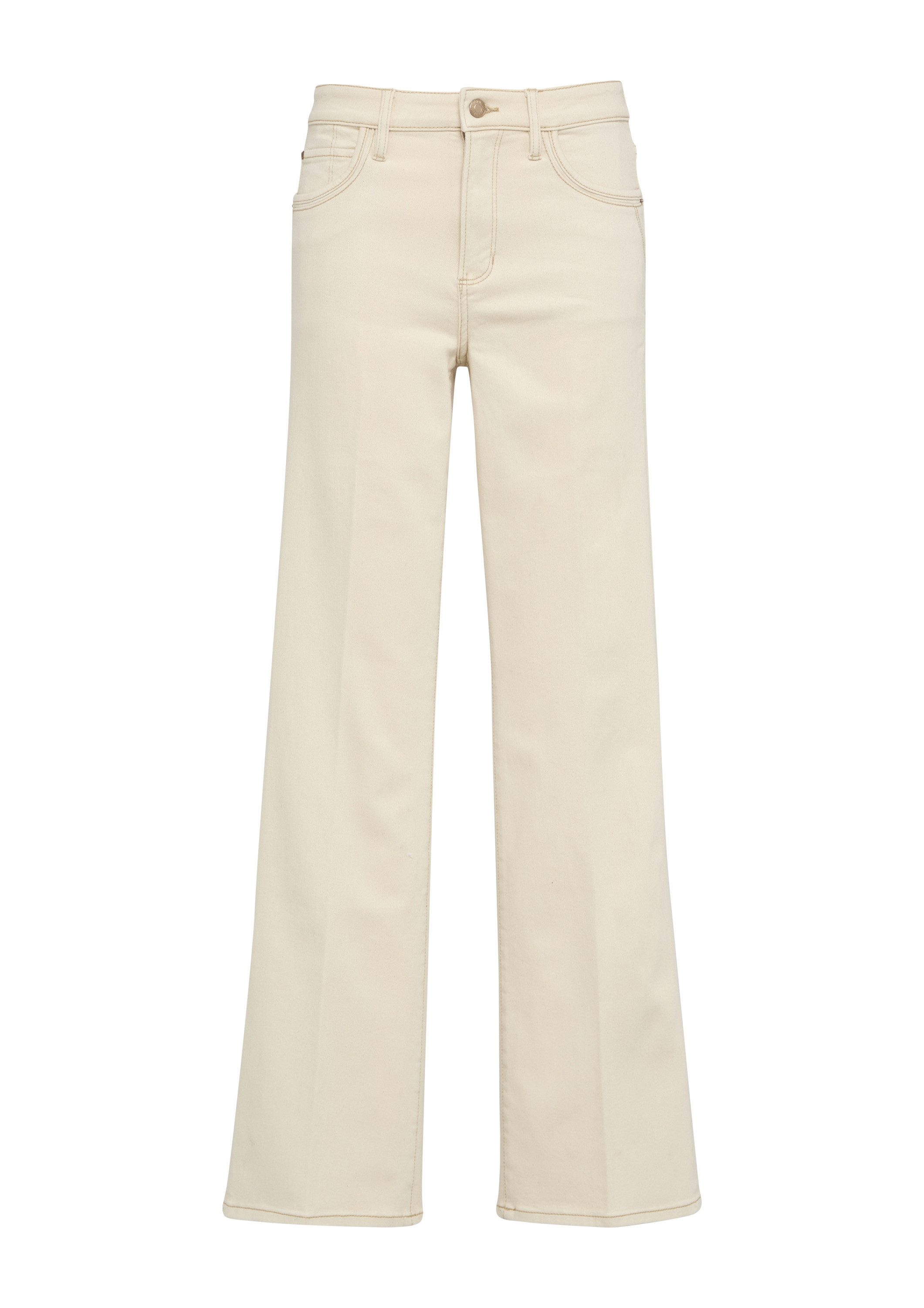 s.Oliver Weite Jeans Jeans-Hose Jeans Beverly / Regular Fit / High Rise / F günstig online kaufen