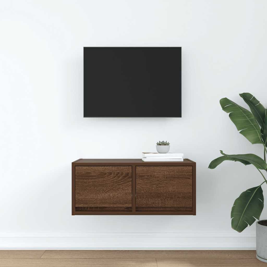 vidaXL TV-Schrank TV-Schrank Braun Eichen-Optik 60x31x25,5 günstig online kaufen