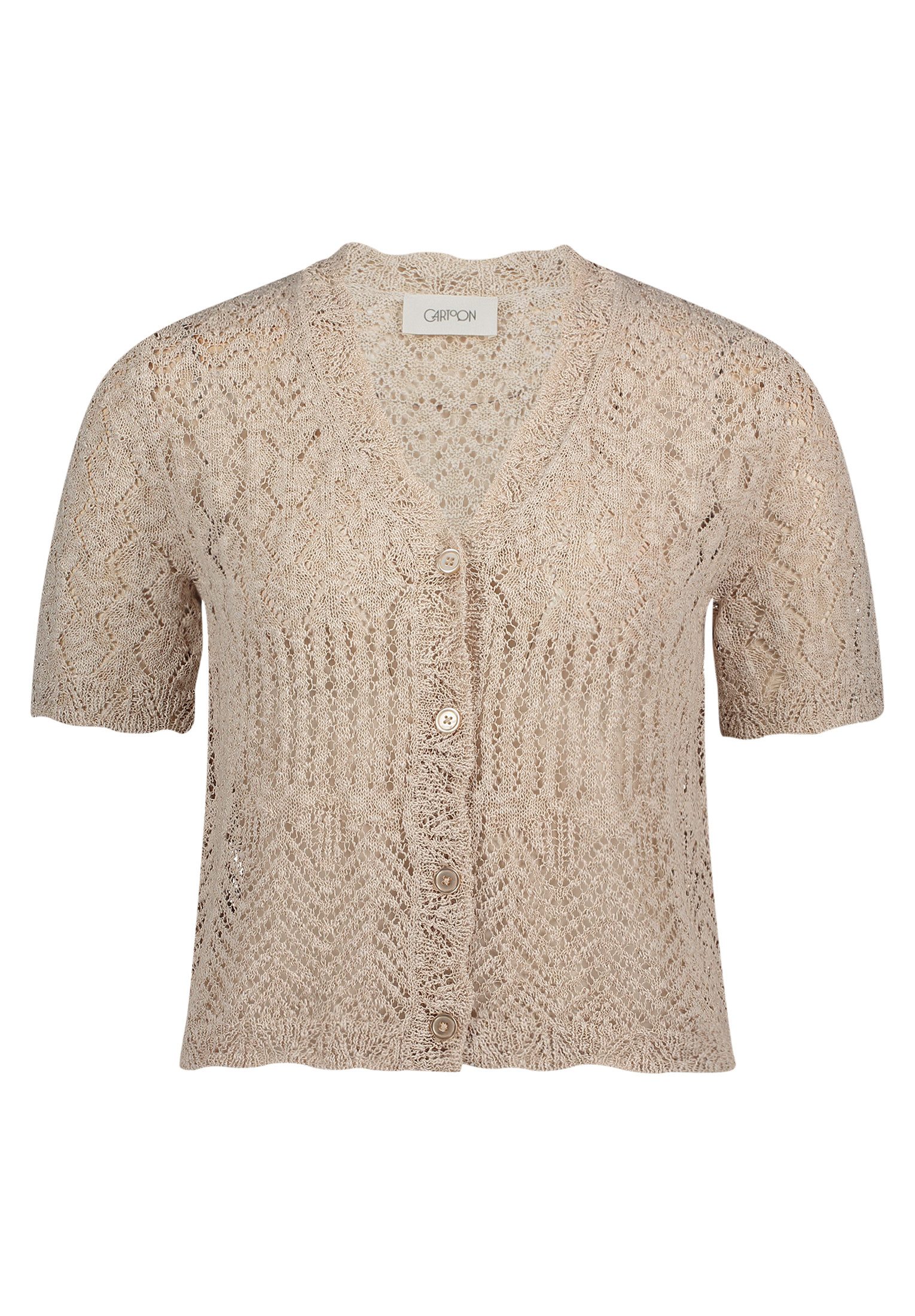 Strickjacke Damen mit V-Ausschnitt