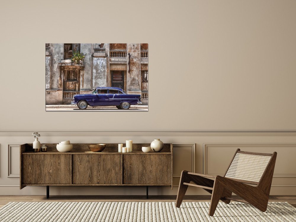 Bönninghoff Leinwandbild, Auto, Autos, Bauwerk, Gebäude (1 St)