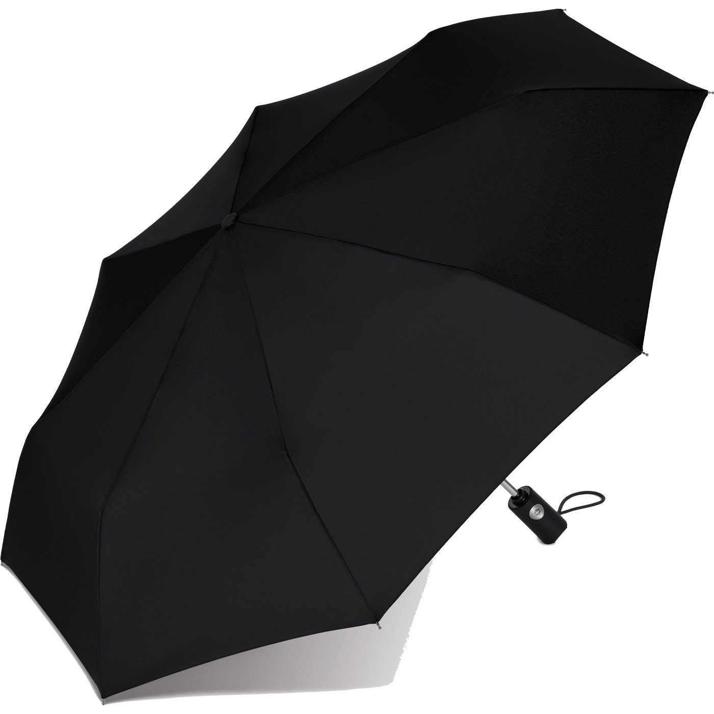 RS-Versand Taschenregenschirm schöner stabiler Regenschirm Herren, mit Farben Damen und für vielen Auf-Zu-Automatik, schwarz in modischen