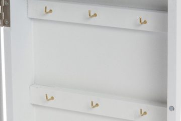 Myflair Möbel & Accessoires Schlüsselkasten Svea, weiß, mit 6 Haken, Shabby Optik