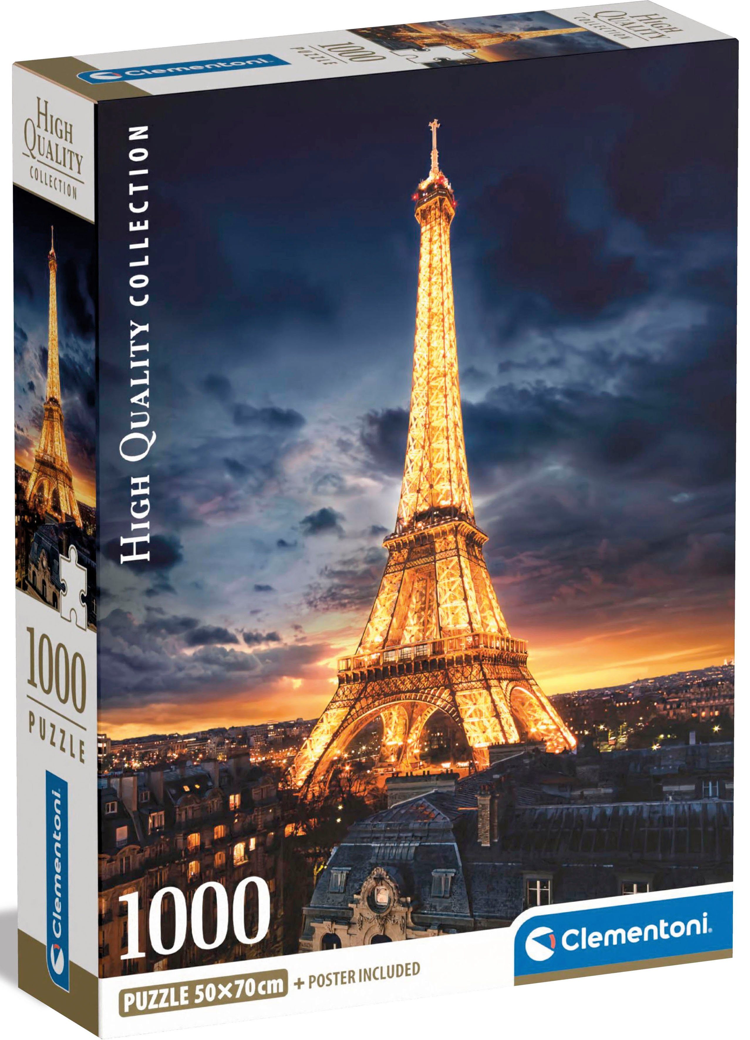 Clementoni® Puzzle High Quality Collection Compact, Eiffel-Turm, mit neuer günstig online kaufen