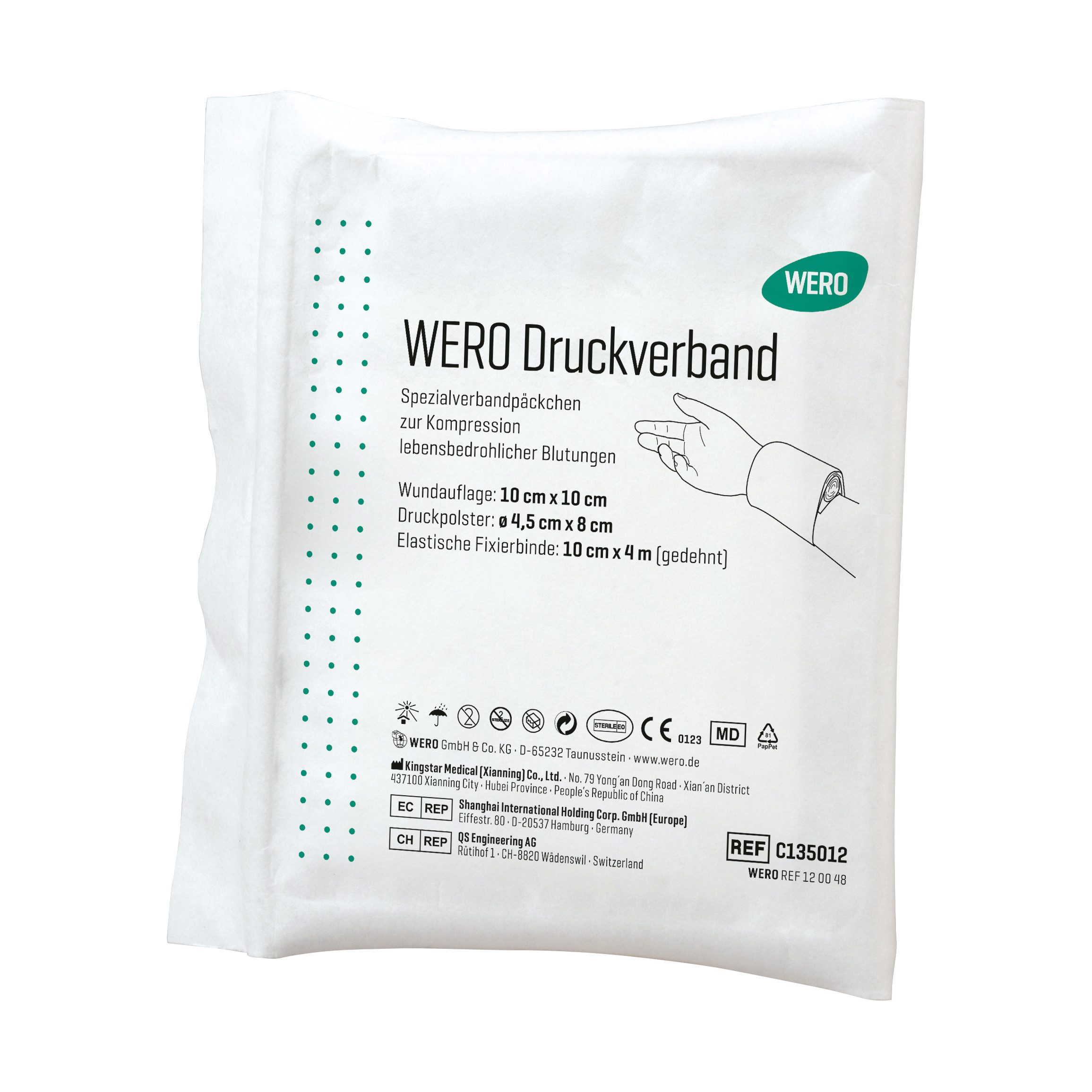 WERO Erste-Hilfe-Set WERO Druckverband, steril