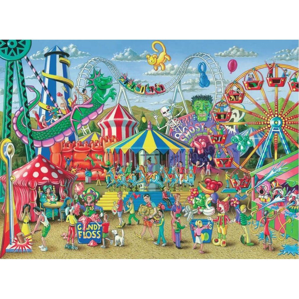 Ravensburger Puzzle RAVENSBURGER Puzzle Faschingsspaß XXL 300 Teile, Puzzleteile