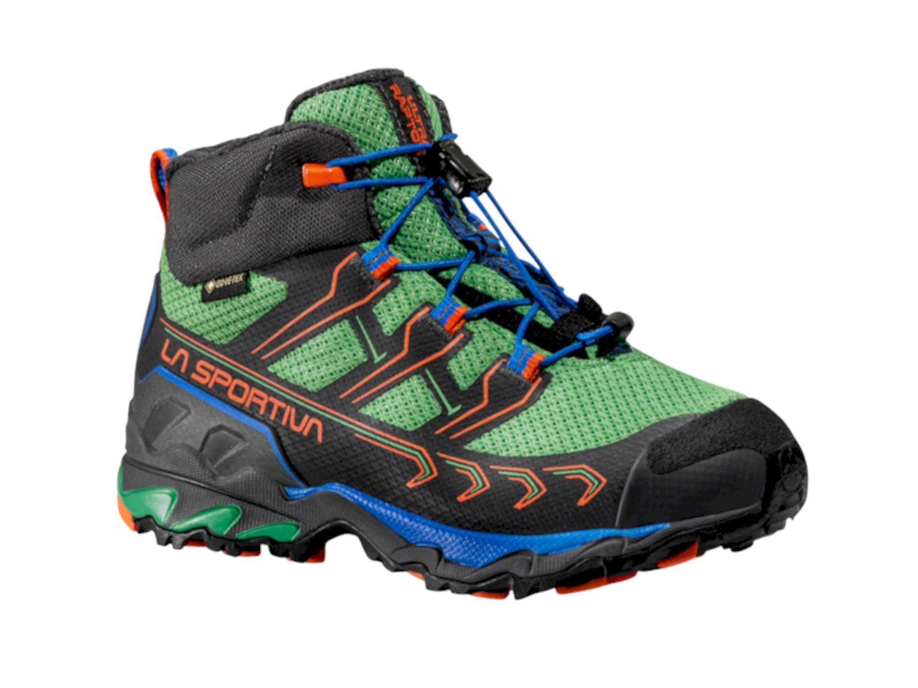 La Sportiva Wanderschuhe Ultra Raptor II Mid GTX (wasserdicht) grün/carbongrau Laufschuh