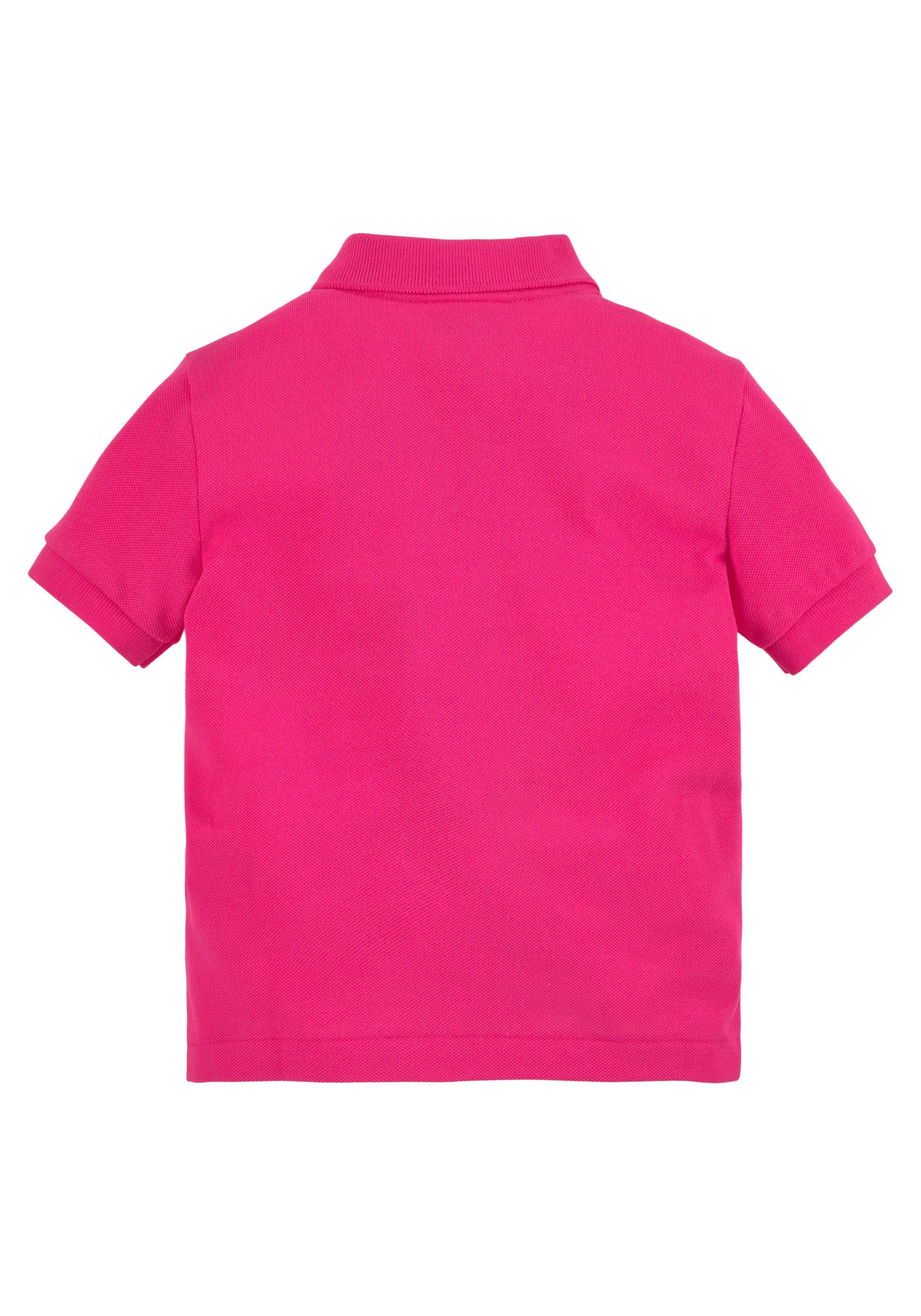 Lacoste Poloshirt mit Kids Kroko MiniMe,Junior, Kids aufgesticktem Polo Junior Kinder magenta