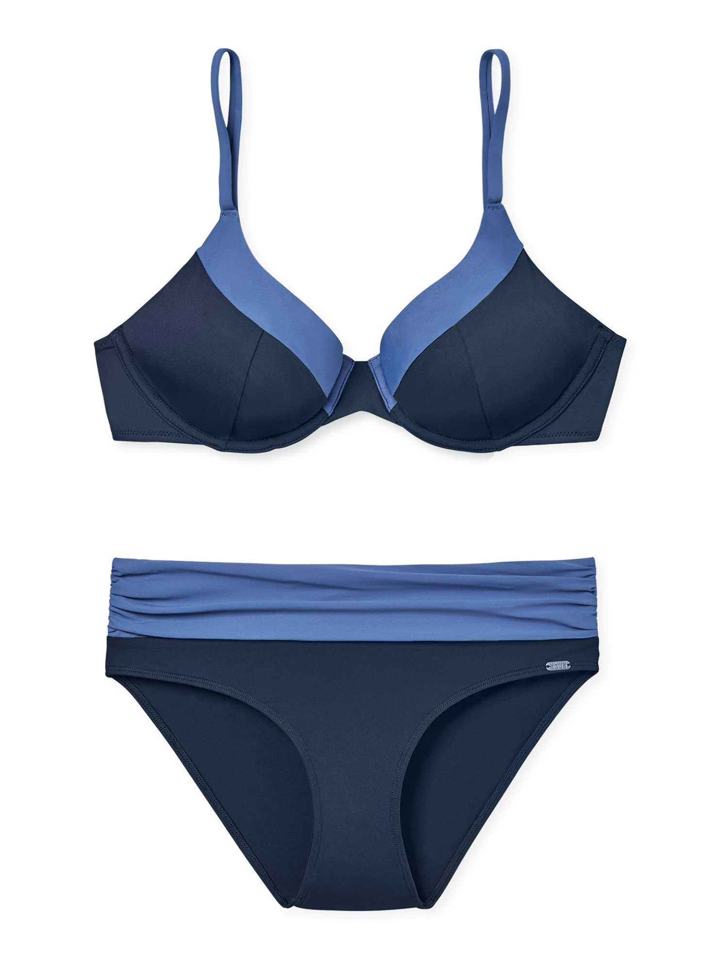 Schiesser Bügel-Bikini Aqua Sea Blossom (2-St) günstig online kaufen